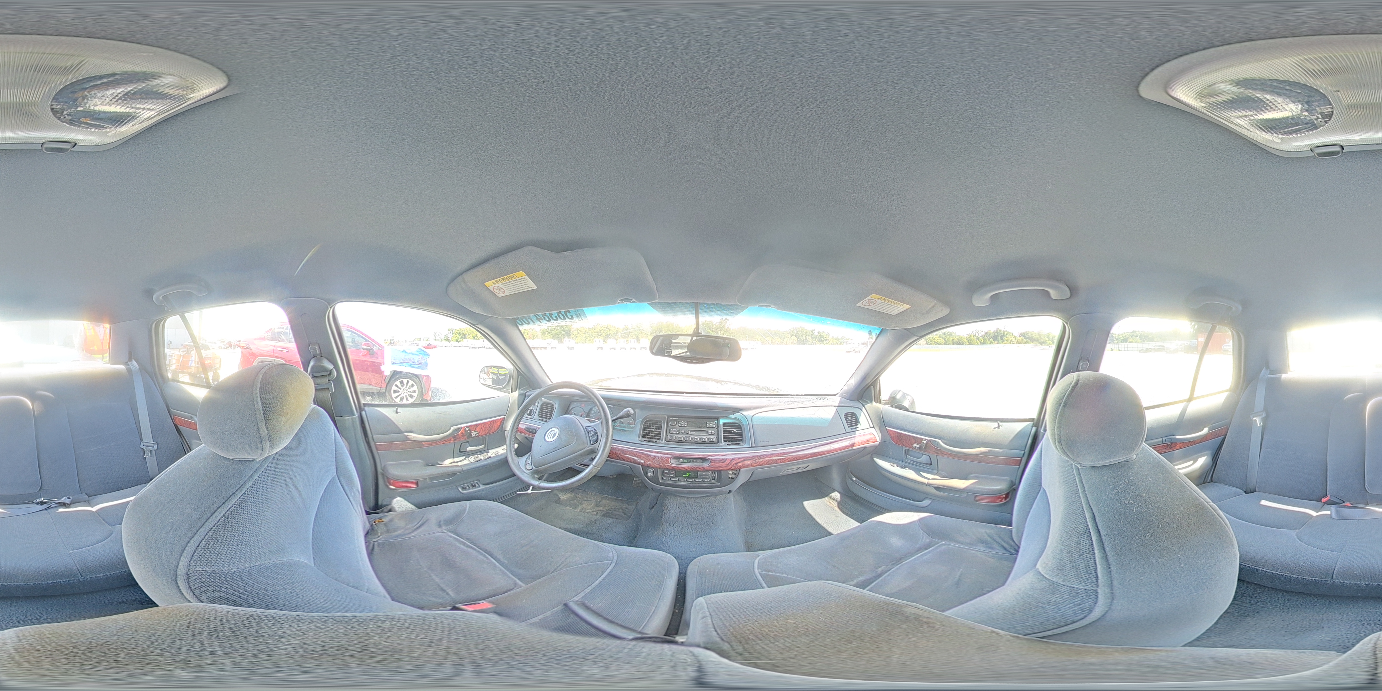 2001 Mercury Grand Marquis Blue vin: 2MEFM75W91X639080