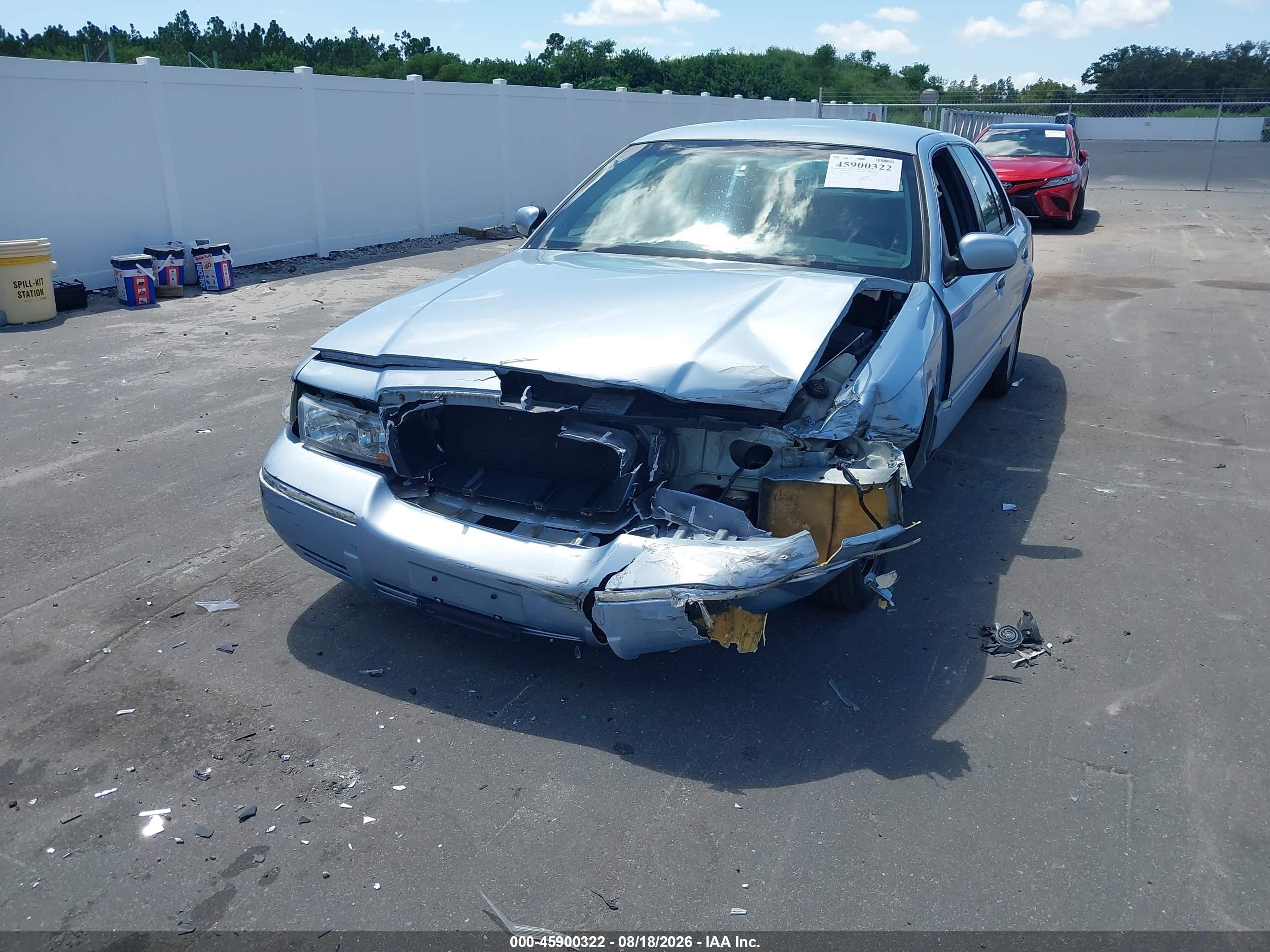 2001 Mercury Grand Marquis Ls Light Blue vin: 2MEFM75W91X648054