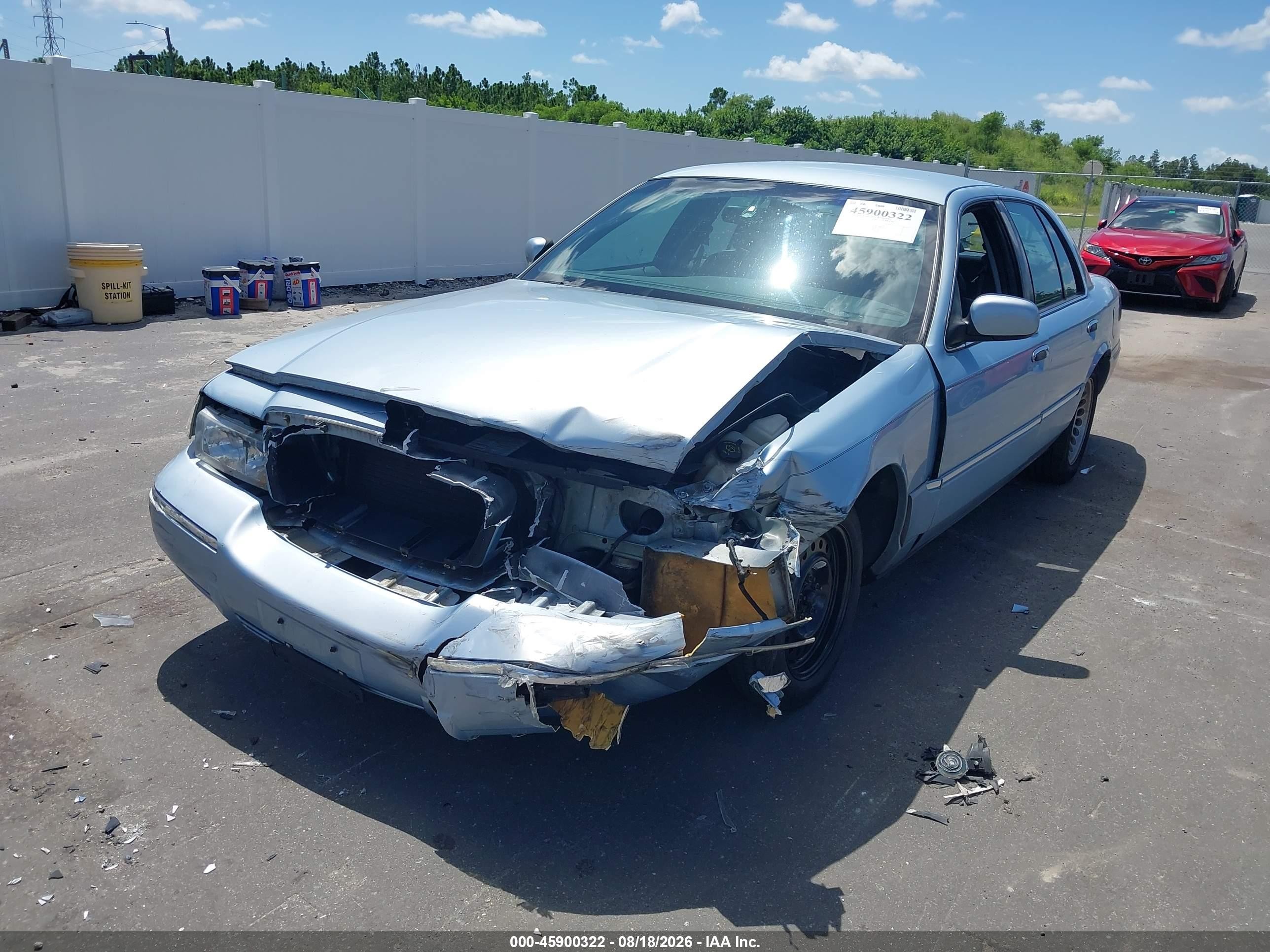 2001 Mercury Grand Marquis Ls Light Blue vin: 2MEFM75W91X648054