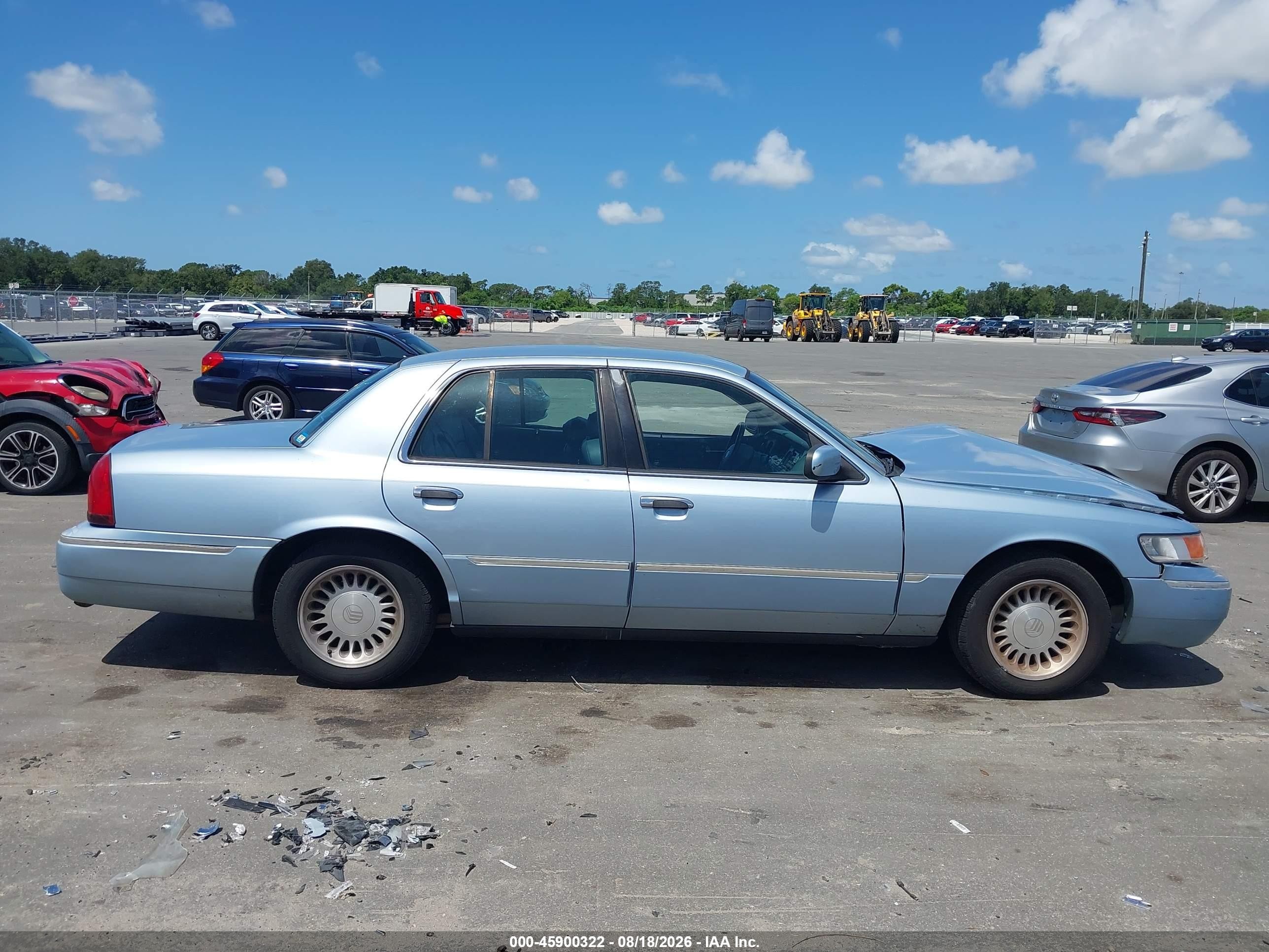 2001 Mercury Grand Marquis Ls Light Blue vin: 2MEFM75W91X648054