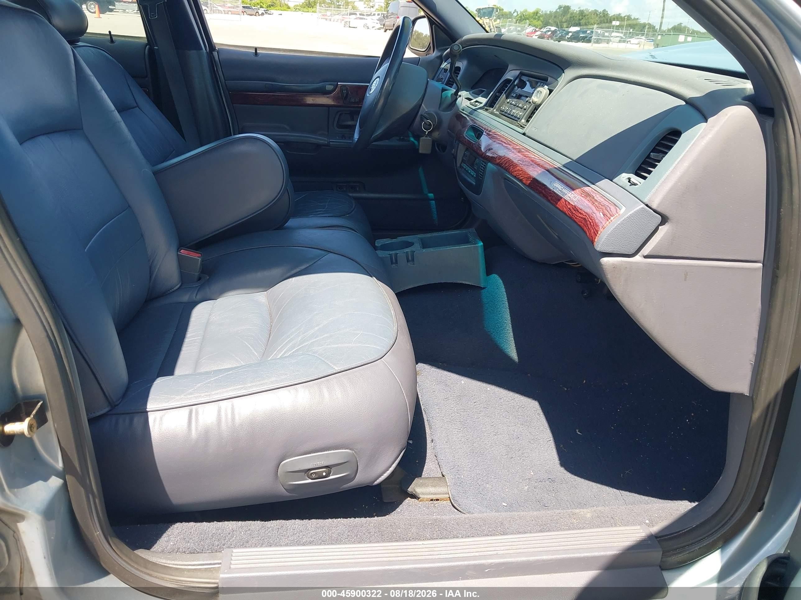 2001 Mercury Grand Marquis Ls Light Blue vin: 2MEFM75W91X648054