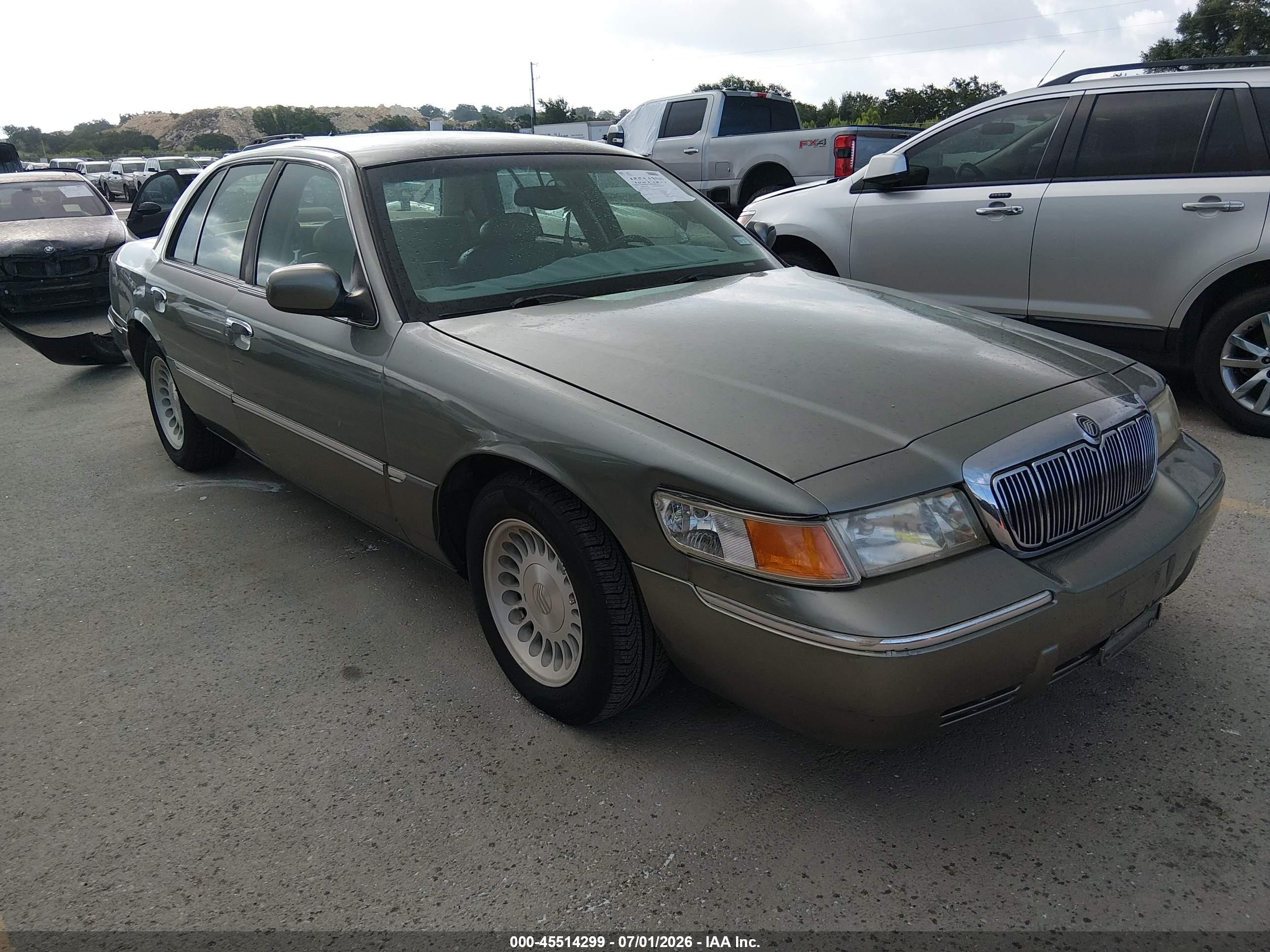 2001 Mercury Grand Marquis Ls Beige vin: 2MEFM75W91X648507