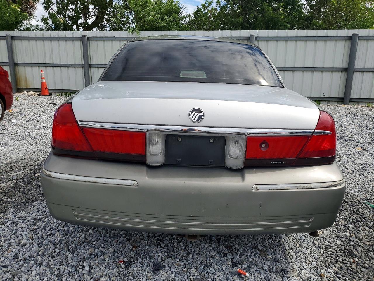 2002 Mercury Grand Marquis Ls Серый vin: 2MEFM75W92X614312
