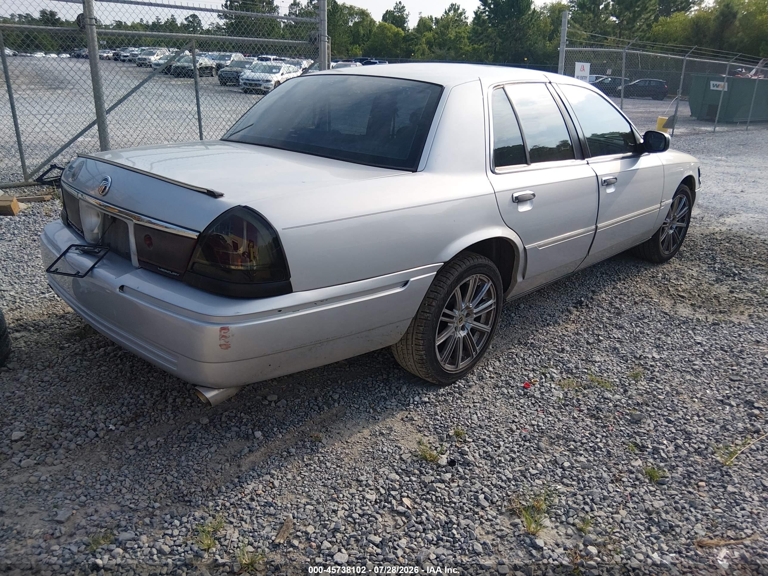 2002 Mercury Grand Marquis Ls Gray vin: 2MEFM75W92X650257