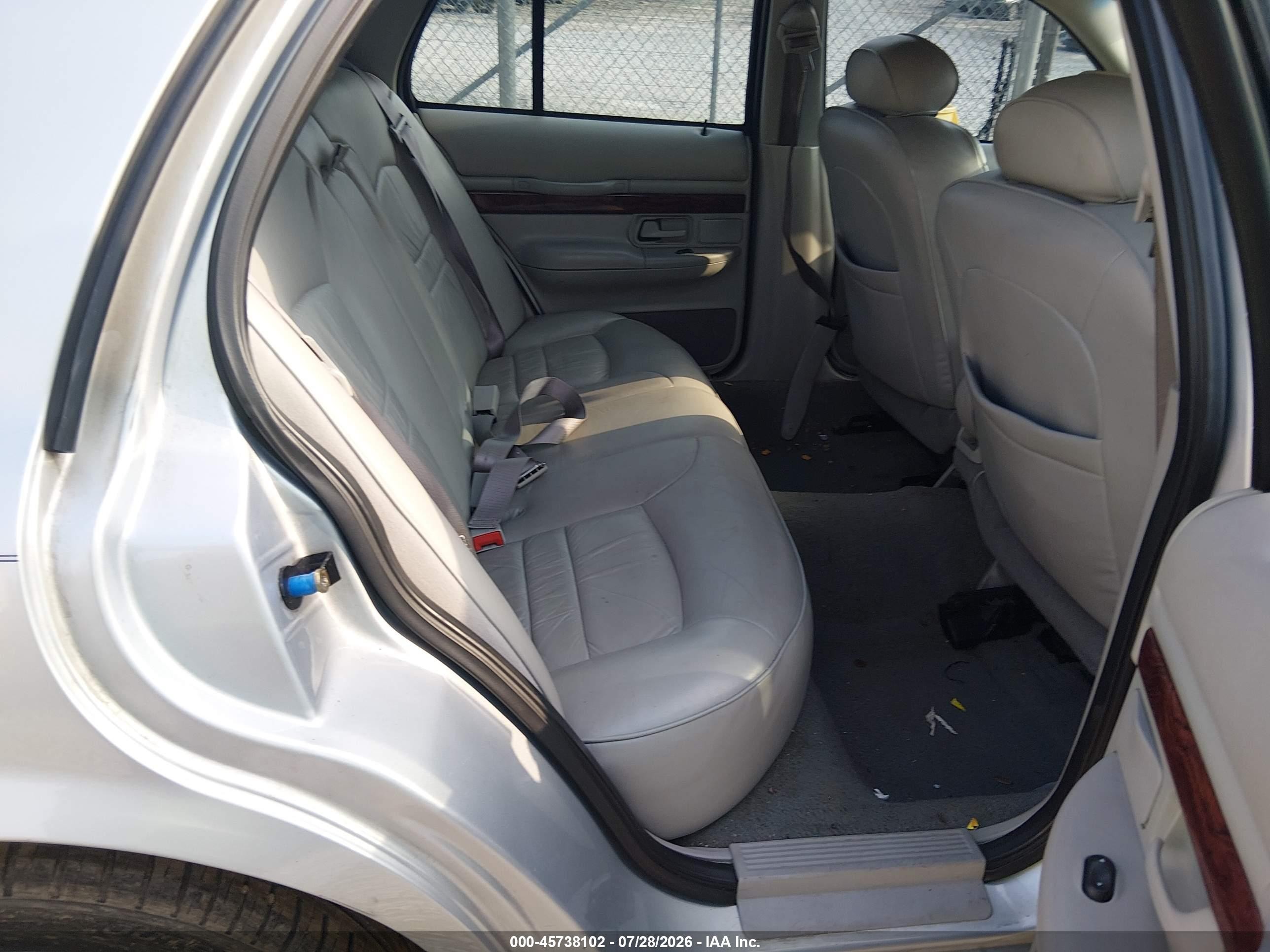 2002 Mercury Grand Marquis Ls Gray vin: 2MEFM75W92X650257