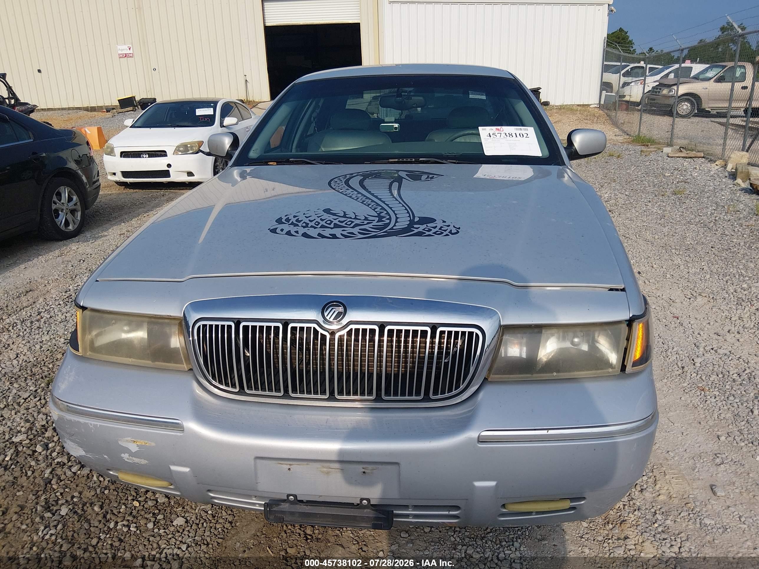 2002 Mercury Grand Marquis Ls Gray vin: 2MEFM75W92X650257
