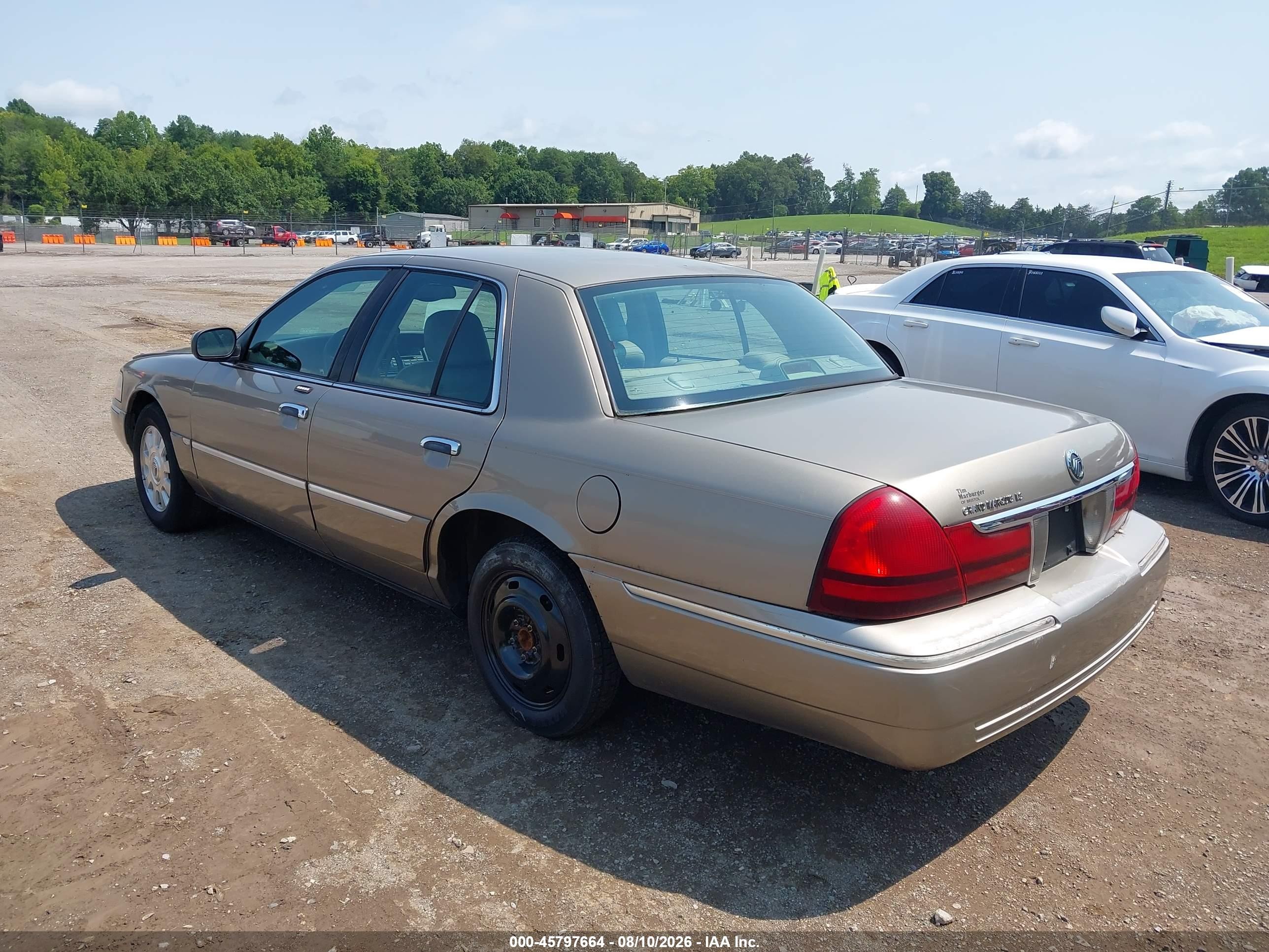 2003 Mercury Grand Marquis Ls Gold vin: 2MEFM75W93X641799
