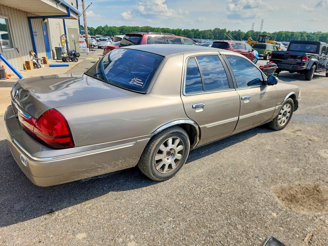2003 Mercury Grand Marquis Ls Beige vin: 2MEFM75W93X647716