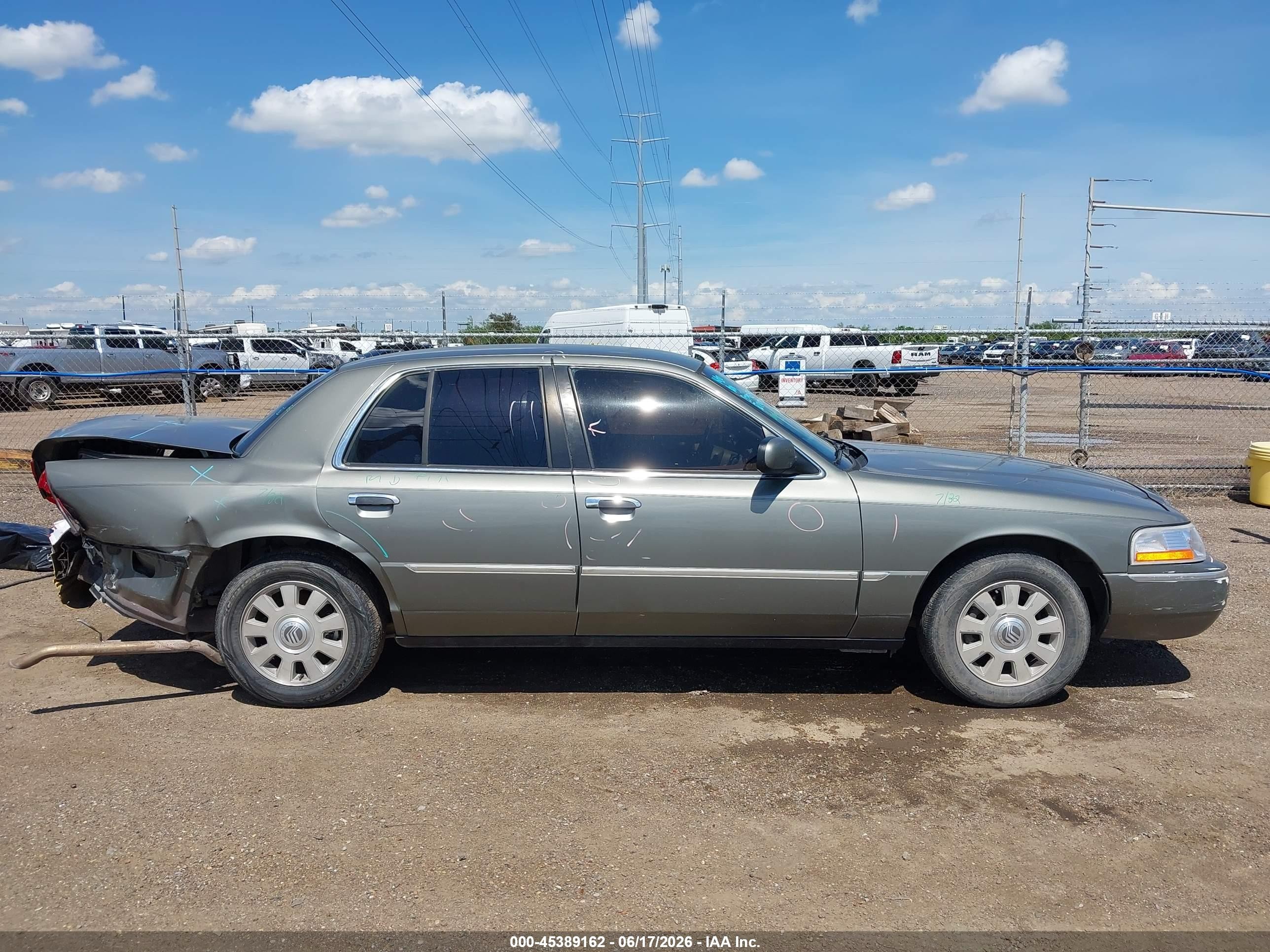2003 Mercury Grand Marquis Ls Gold vin: 2MEFM75W93X653502