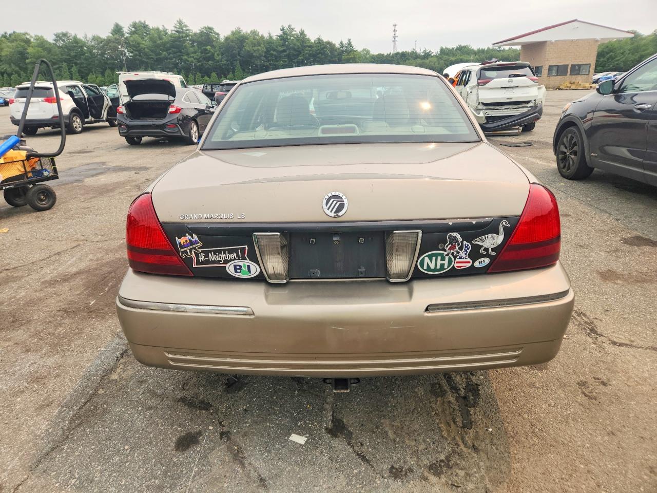 2003 Mercury Grand Marquis Ls Gold vin: 2MEFM75W93X684832