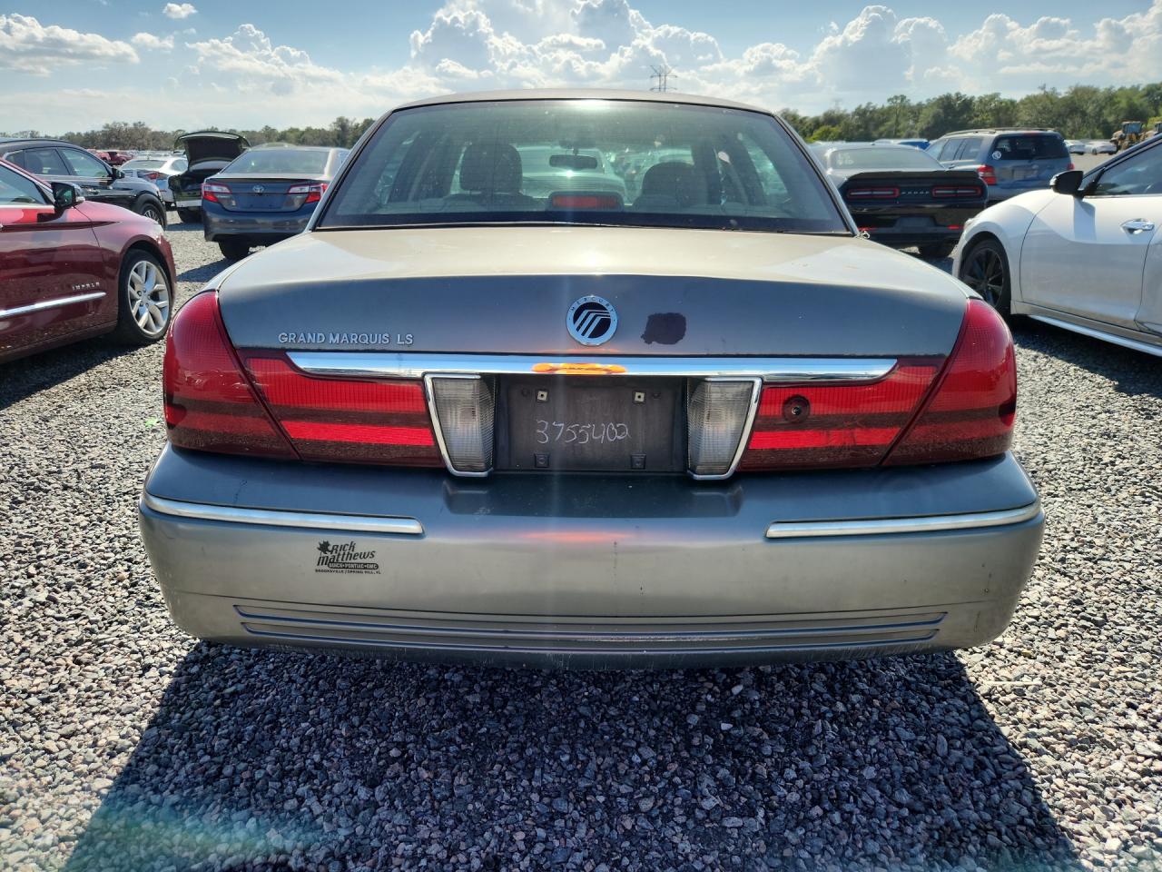2003 Mercury Grand Marquis Ls Gray vin: 2MEFM75W93X708904