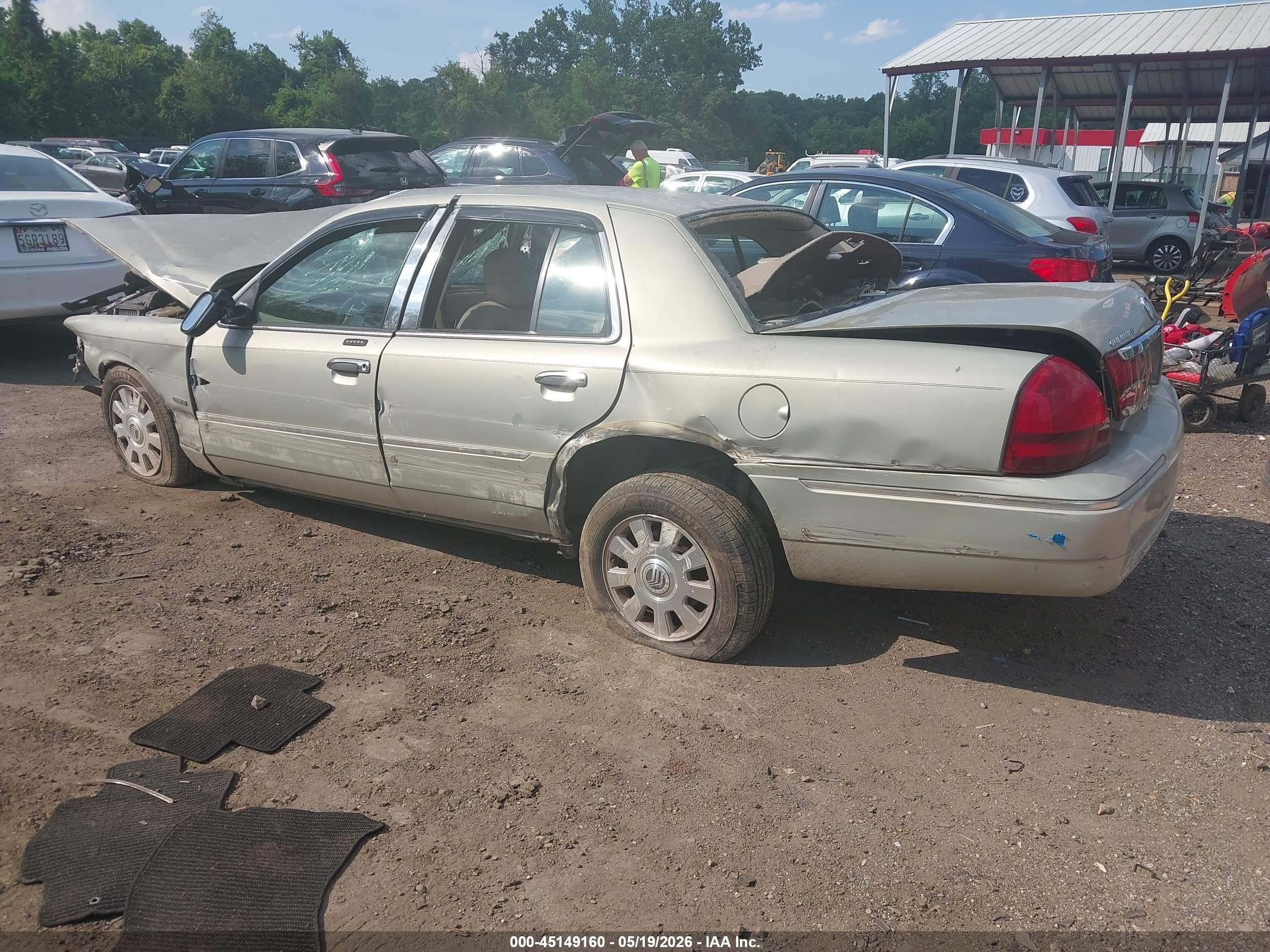 2005 Mercury Grand Marquis Ls/lse Gold vin: 2MEFM75W95X651543