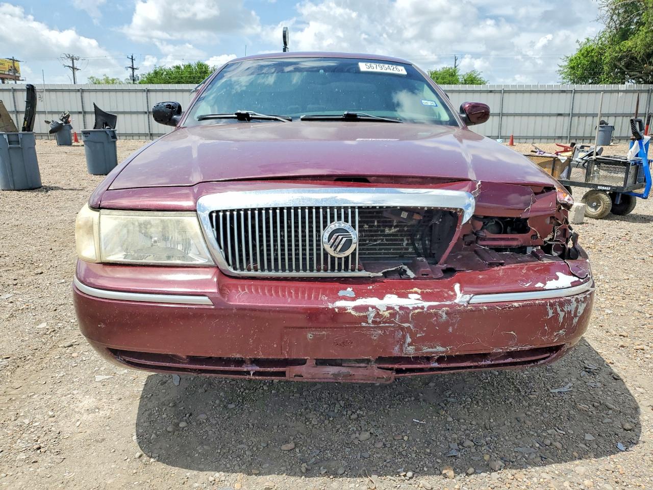 2005 Mercury Grand Marquis Ls Burgundy vin: 2MEFM75W95X664082