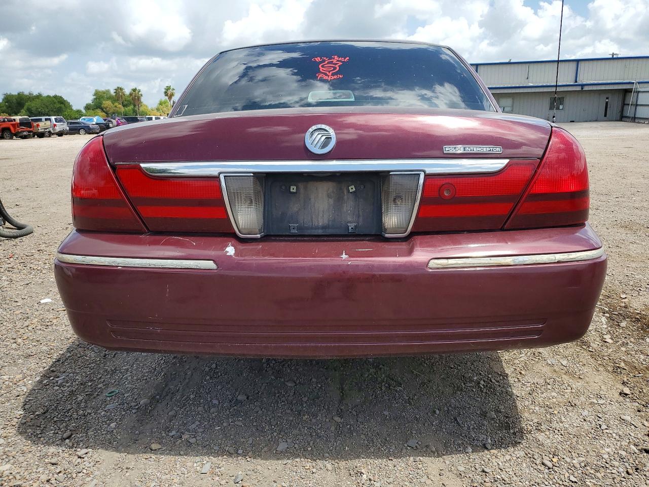 2005 Mercury Grand Marquis Ls Burgundy vin: 2MEFM75W95X664082