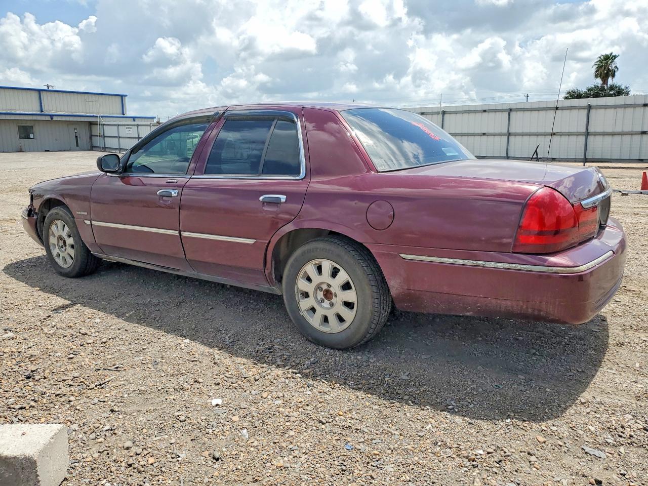 2005 Mercury Grand Marquis Ls Burgundy vin: 2MEFM75W95X664082
