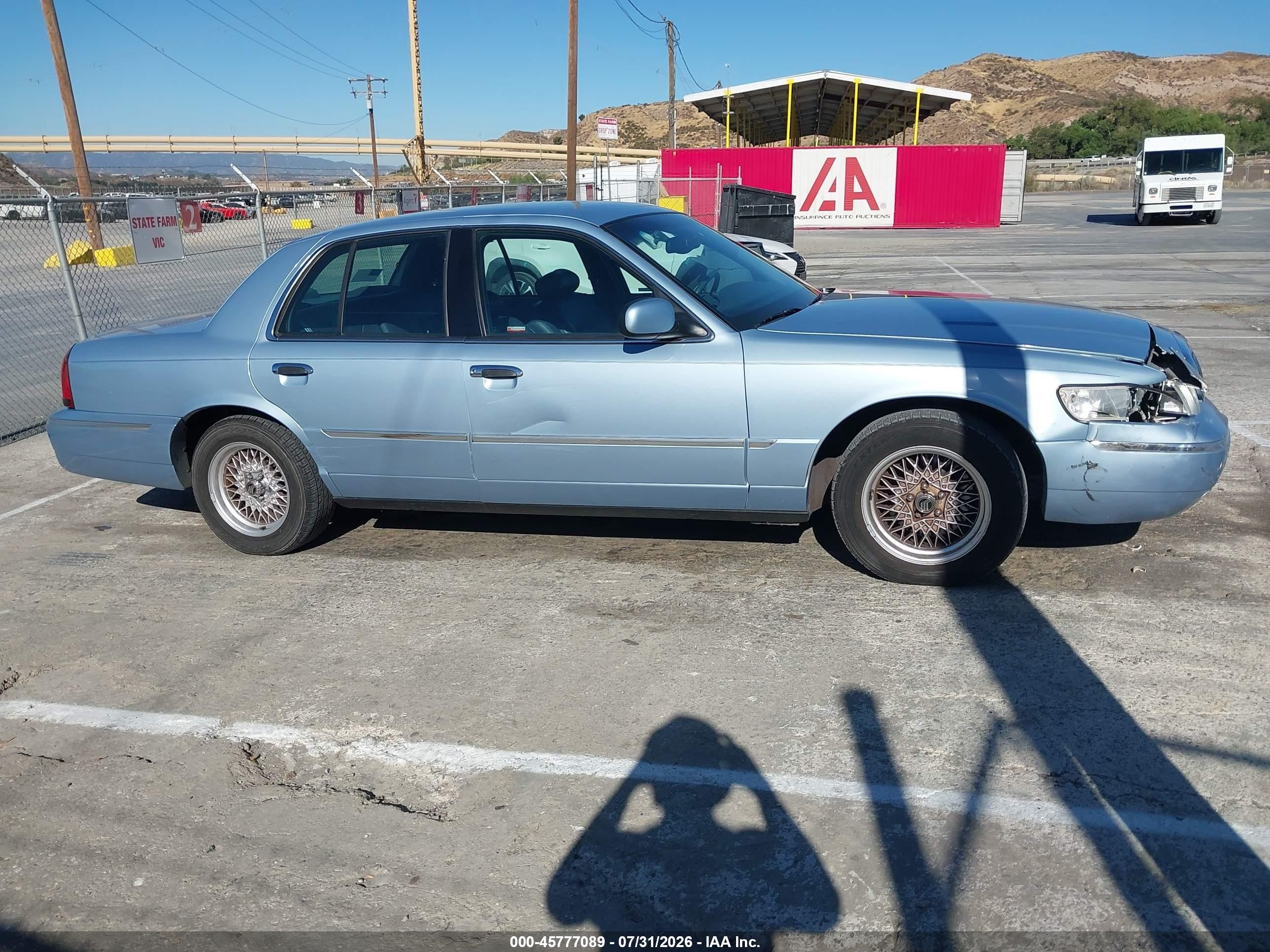 1999 Mercury Grand Marquis Ls Blue vin: 2MEFM75W9XX699711