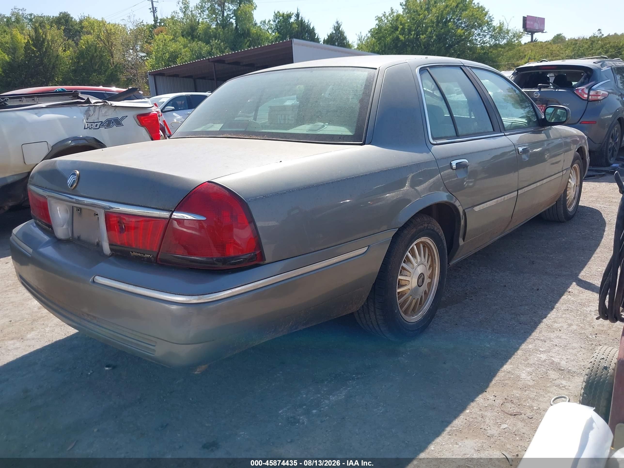 2000 Mercury Grand Marquis Ls Gray vin: 2MEFM75W9YX652891