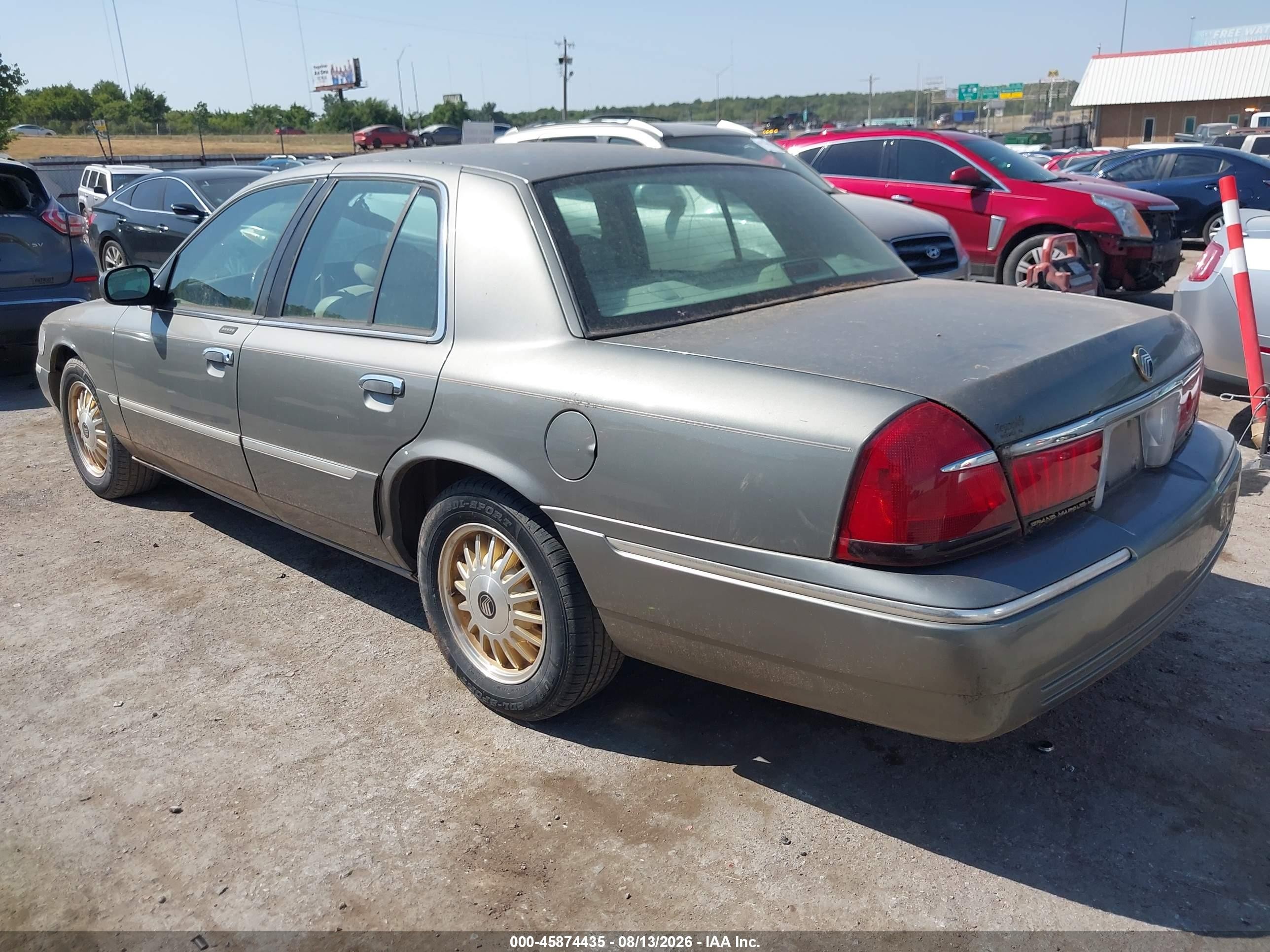 2000 Mercury Grand Marquis Ls Gray vin: 2MEFM75W9YX652891