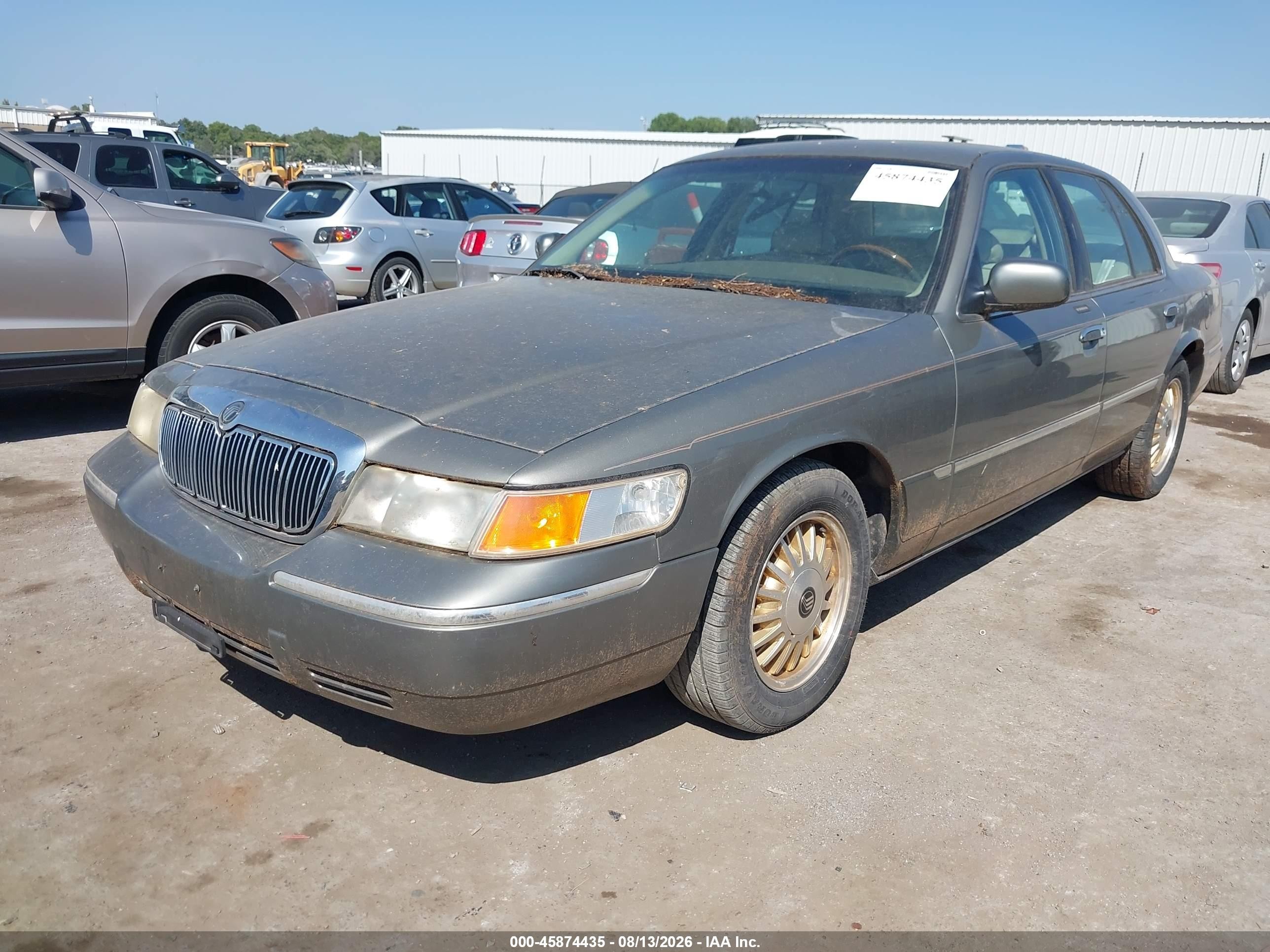 2000 Mercury Grand Marquis Ls Gray vin: 2MEFM75W9YX652891