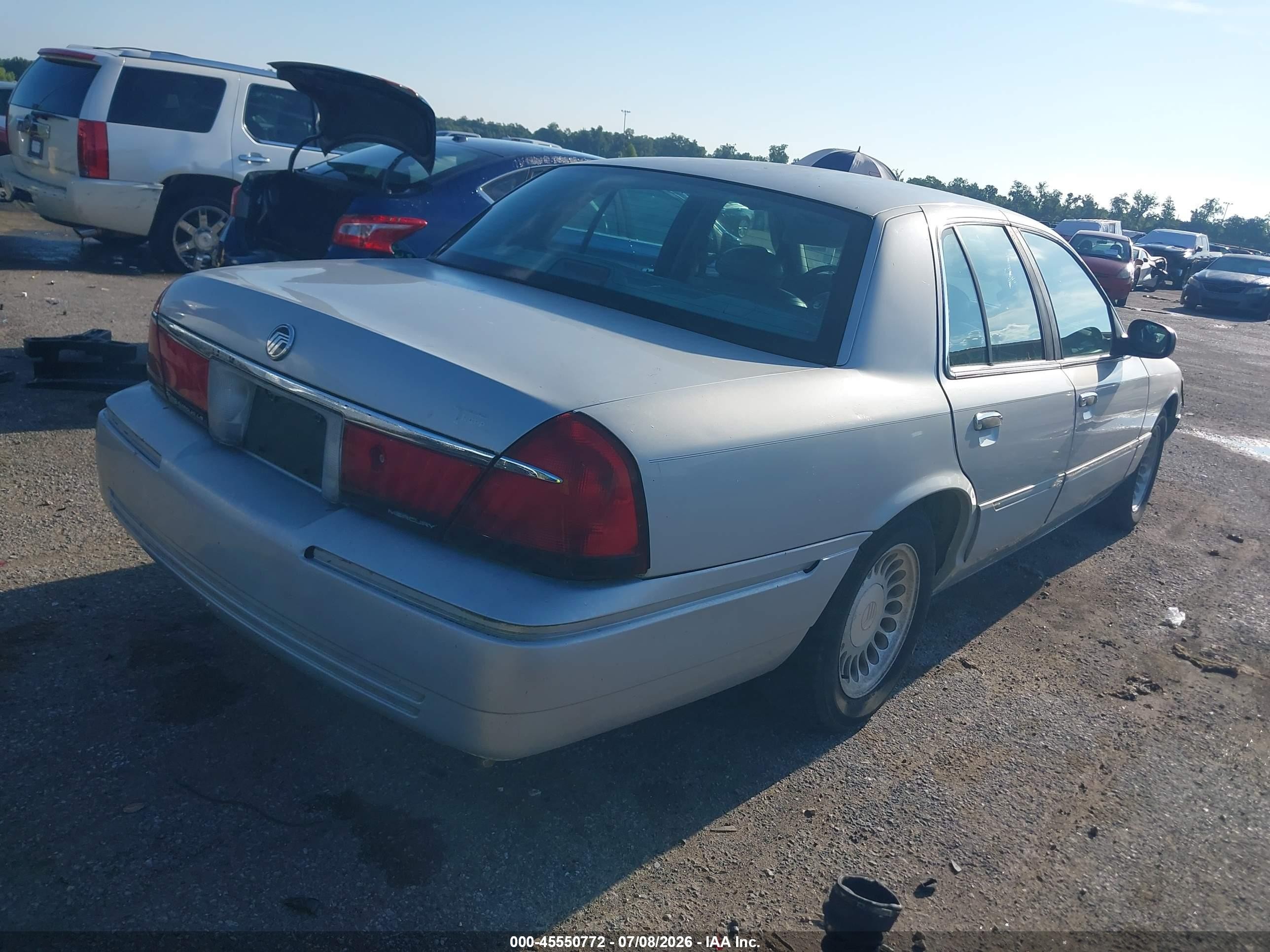 2001 Mercury Grand Marquis Ls Серебряный vin: 2MEFM75WX1X657328