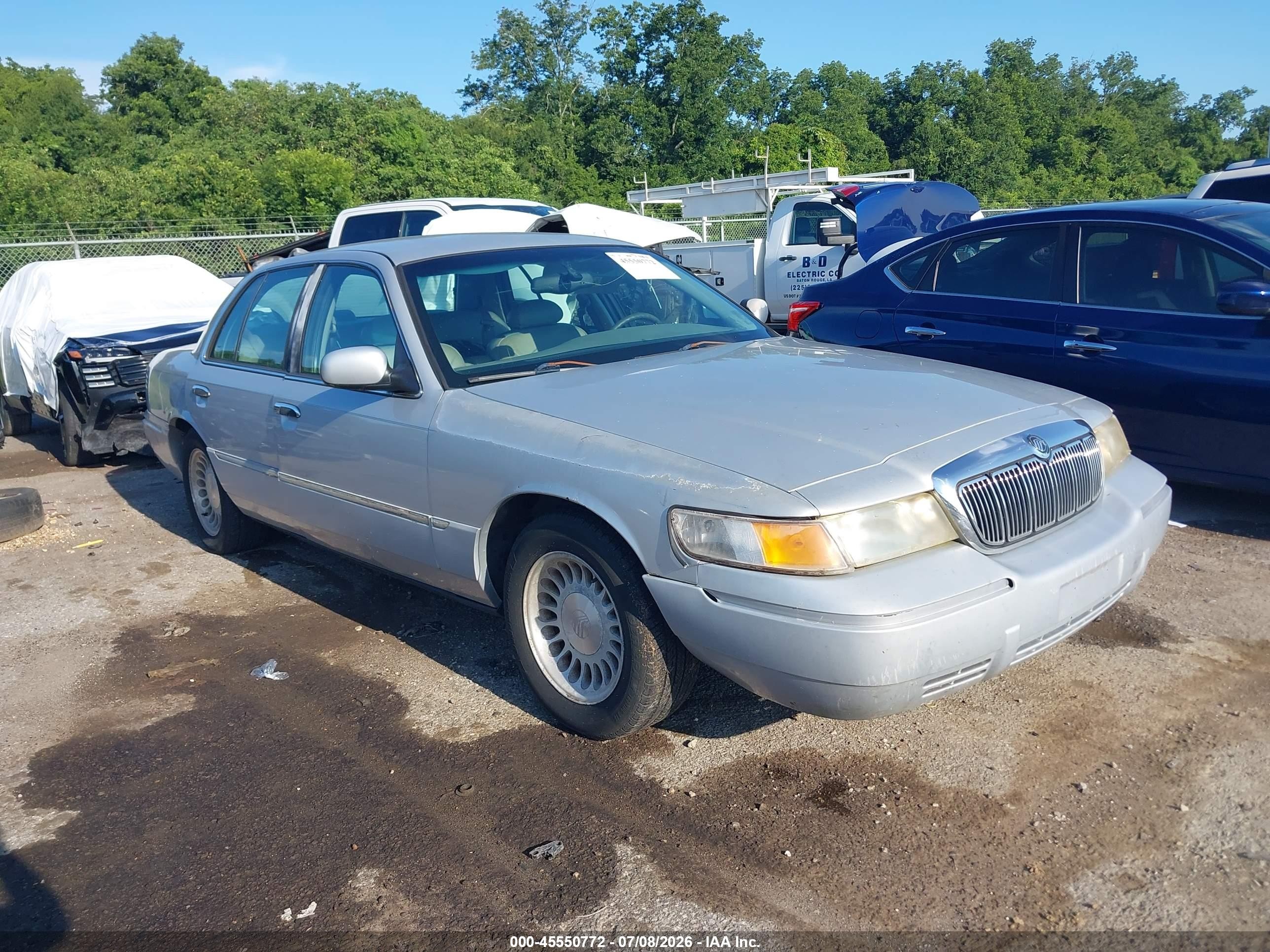 2001 Mercury Grand Marquis Ls Серебряный vin: 2MEFM75WX1X657328
