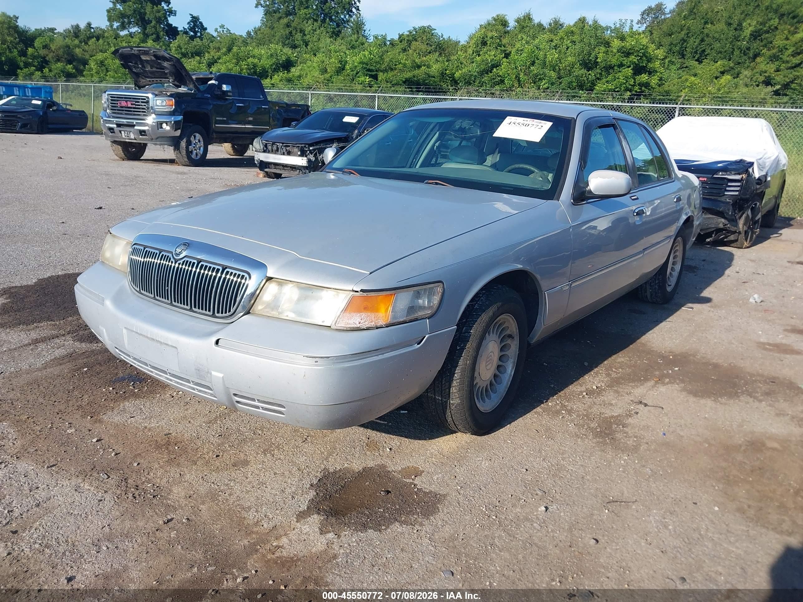 2001 Mercury Grand Marquis Ls Серебряный vin: 2MEFM75WX1X657328