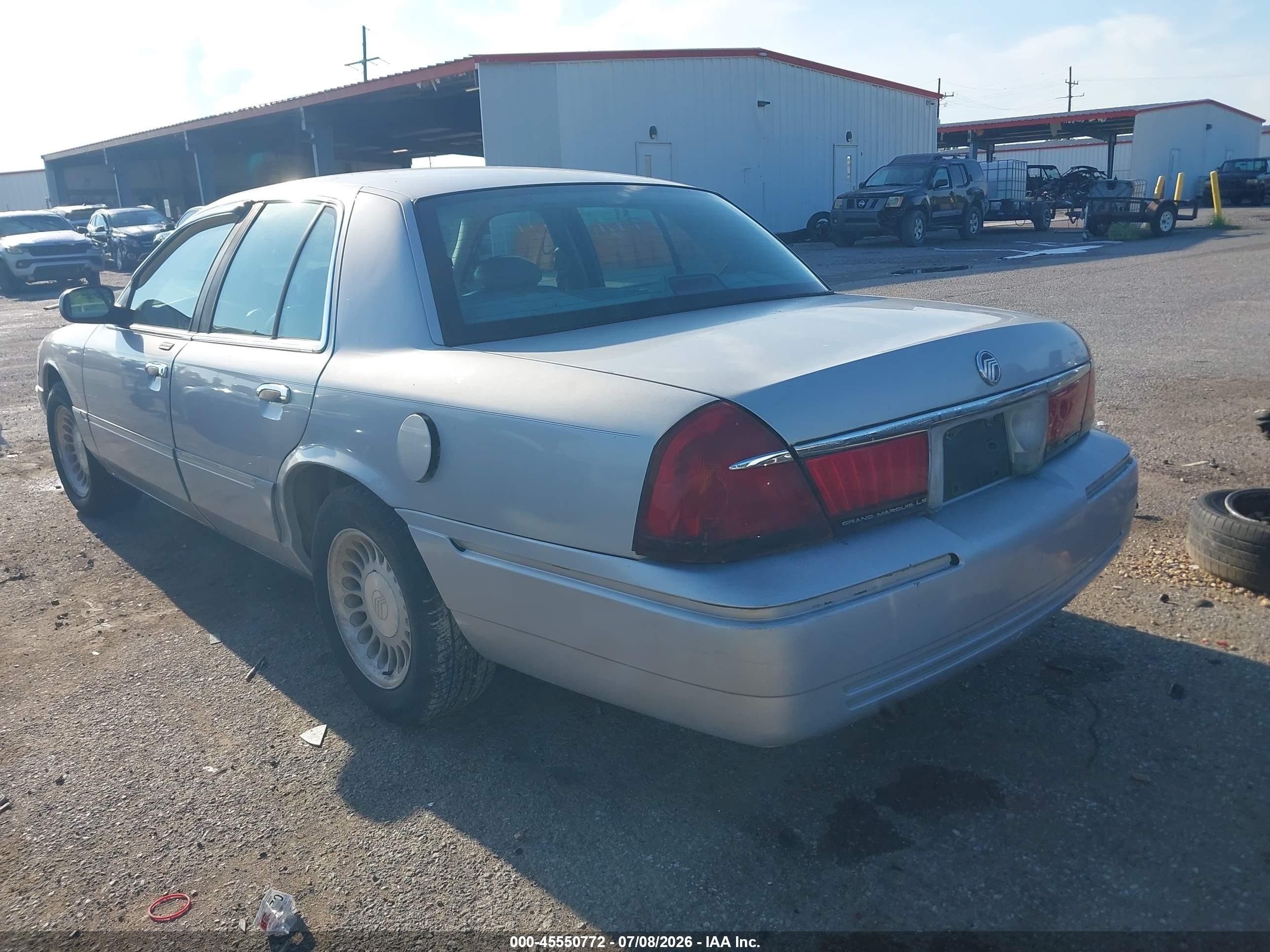 2001 Mercury Grand Marquis Ls Серебряный vin: 2MEFM75WX1X657328