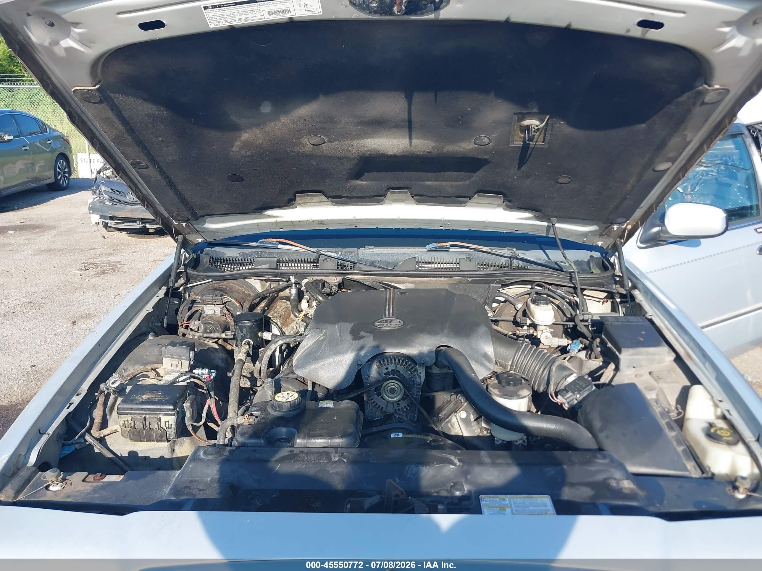 2001 Mercury Grand Marquis Ls Серебряный vin: 2MEFM75WX1X657328