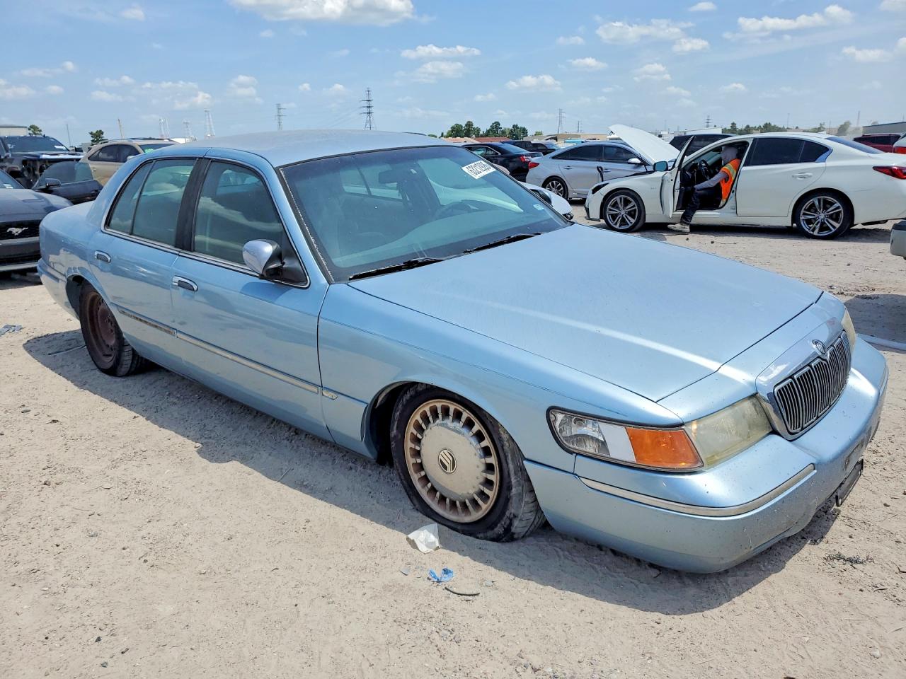 2001 Mercury Grand Marquis Ls Blue vin: 2MEFM75WX1X676557