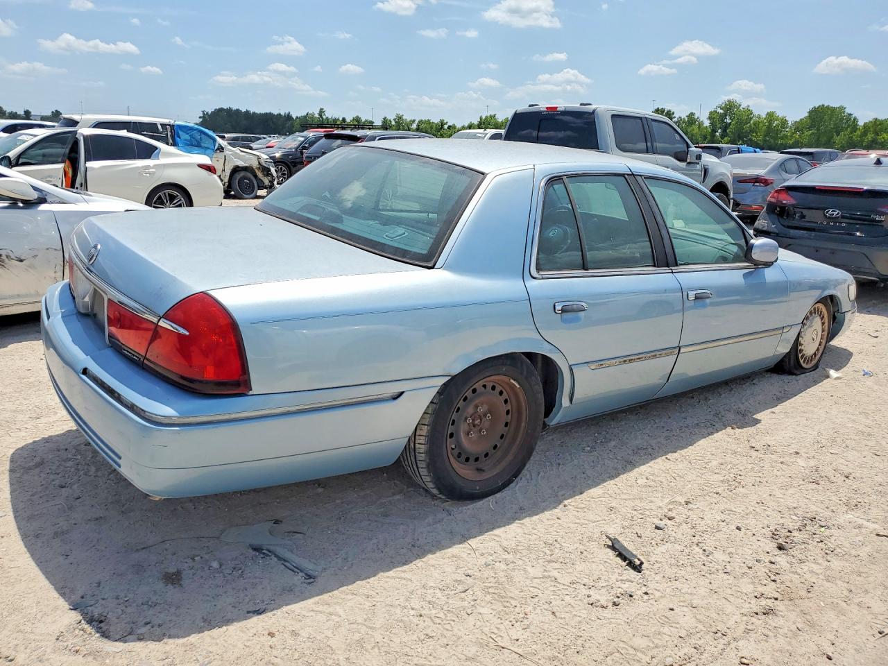 2001 Mercury Grand Marquis Ls Blue vin: 2MEFM75WX1X676557