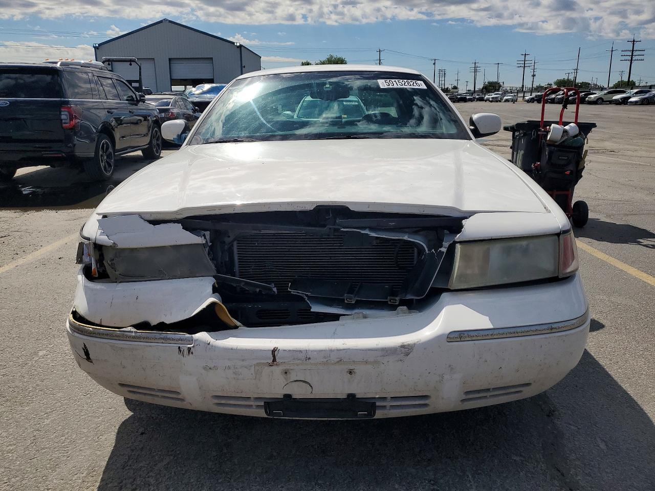 2001 Mercury Grand Marquis Ls White vin: 2MEFM75WX1X681452