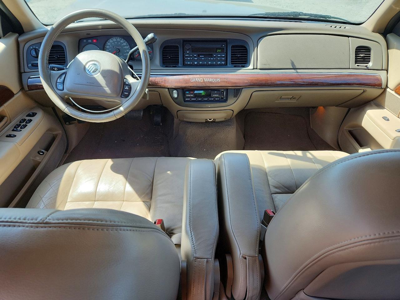 2003 Mercury Grand Marquis Ls Gold vin: 2MEFM75WX3X669997