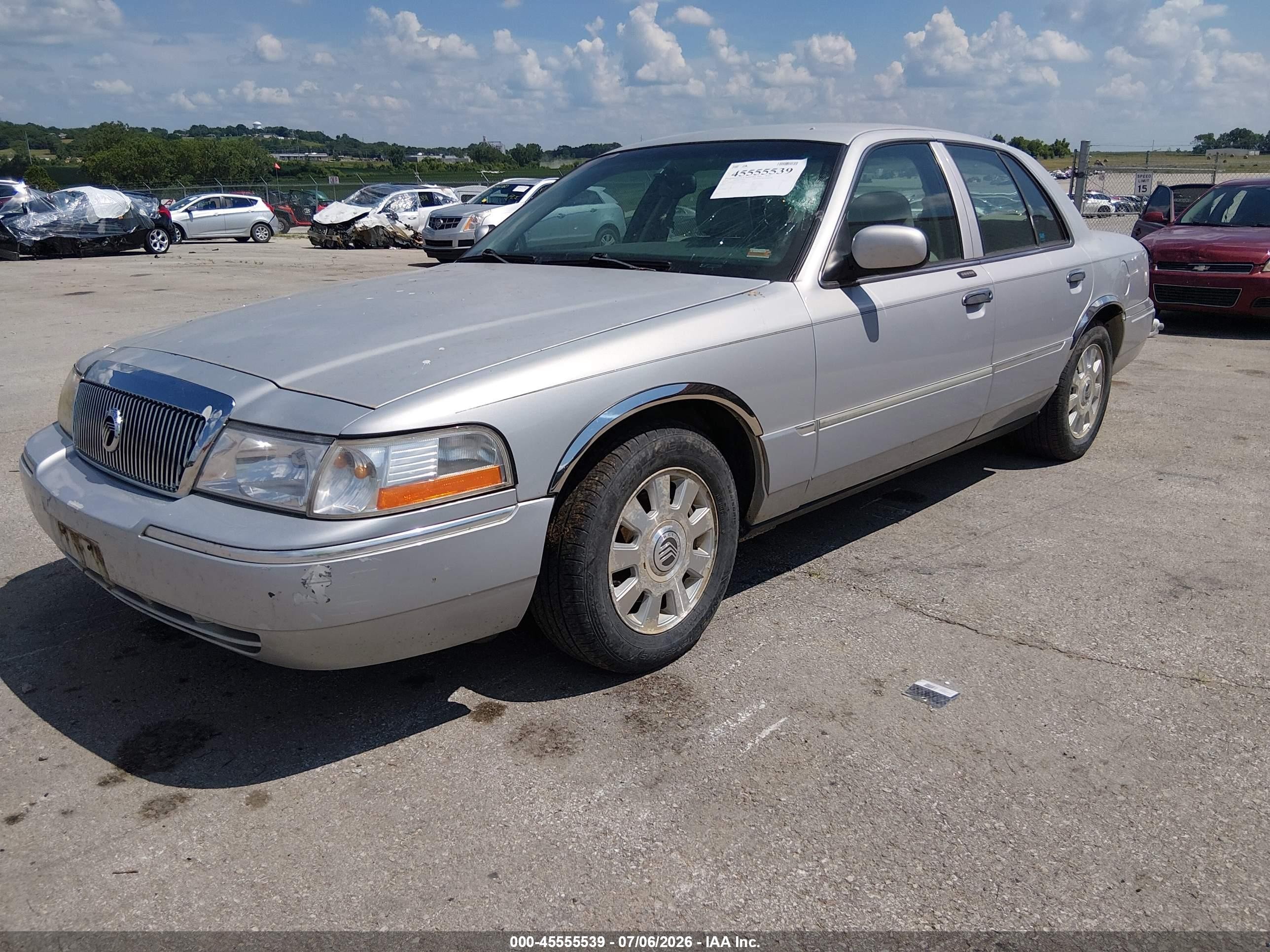 2003 Mercury Grand Marquis Ls Серебряный vin: 2MEFM75WX3X673192