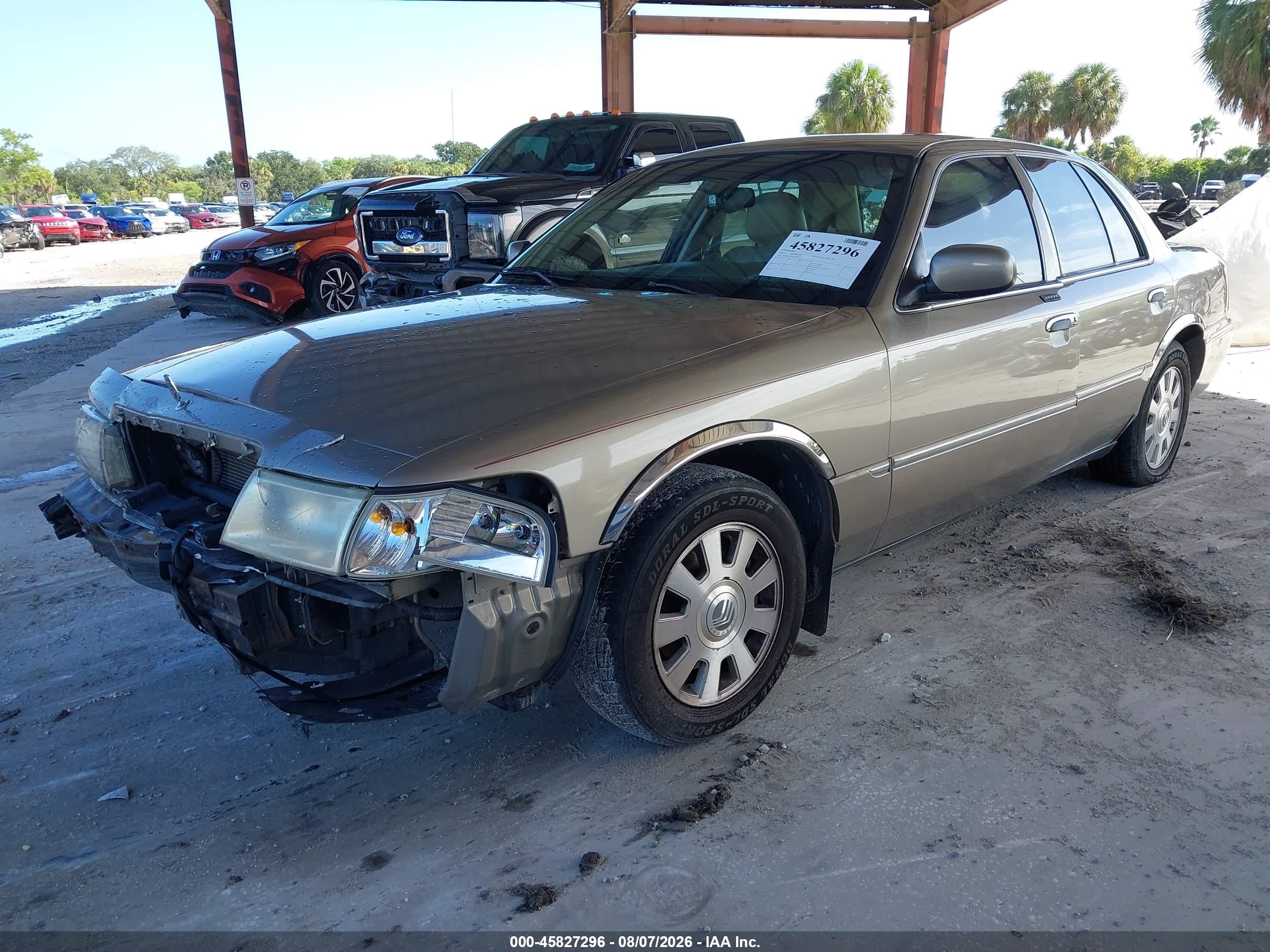 2003 Mercury Grand Marquis Ls Tan vin: 2MEFM75WX3X694222