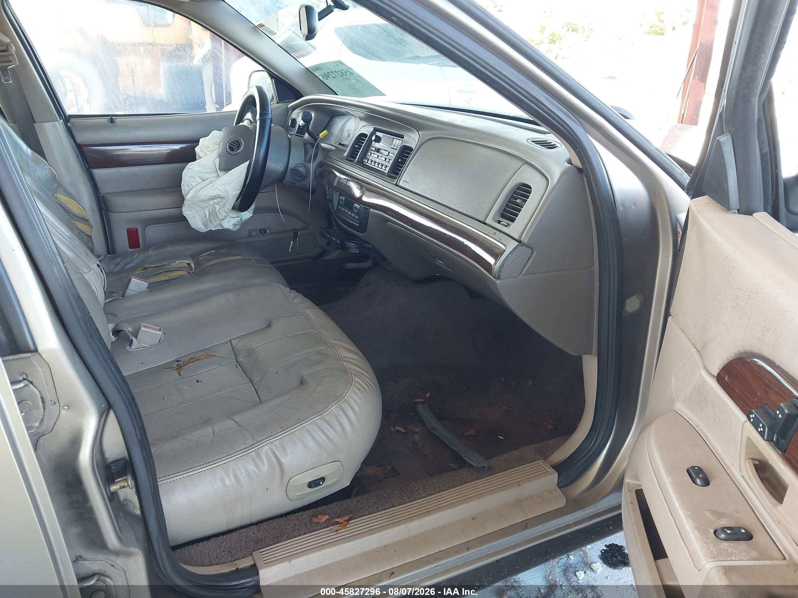 2003 Mercury Grand Marquis Ls Tan vin: 2MEFM75WX3X694222