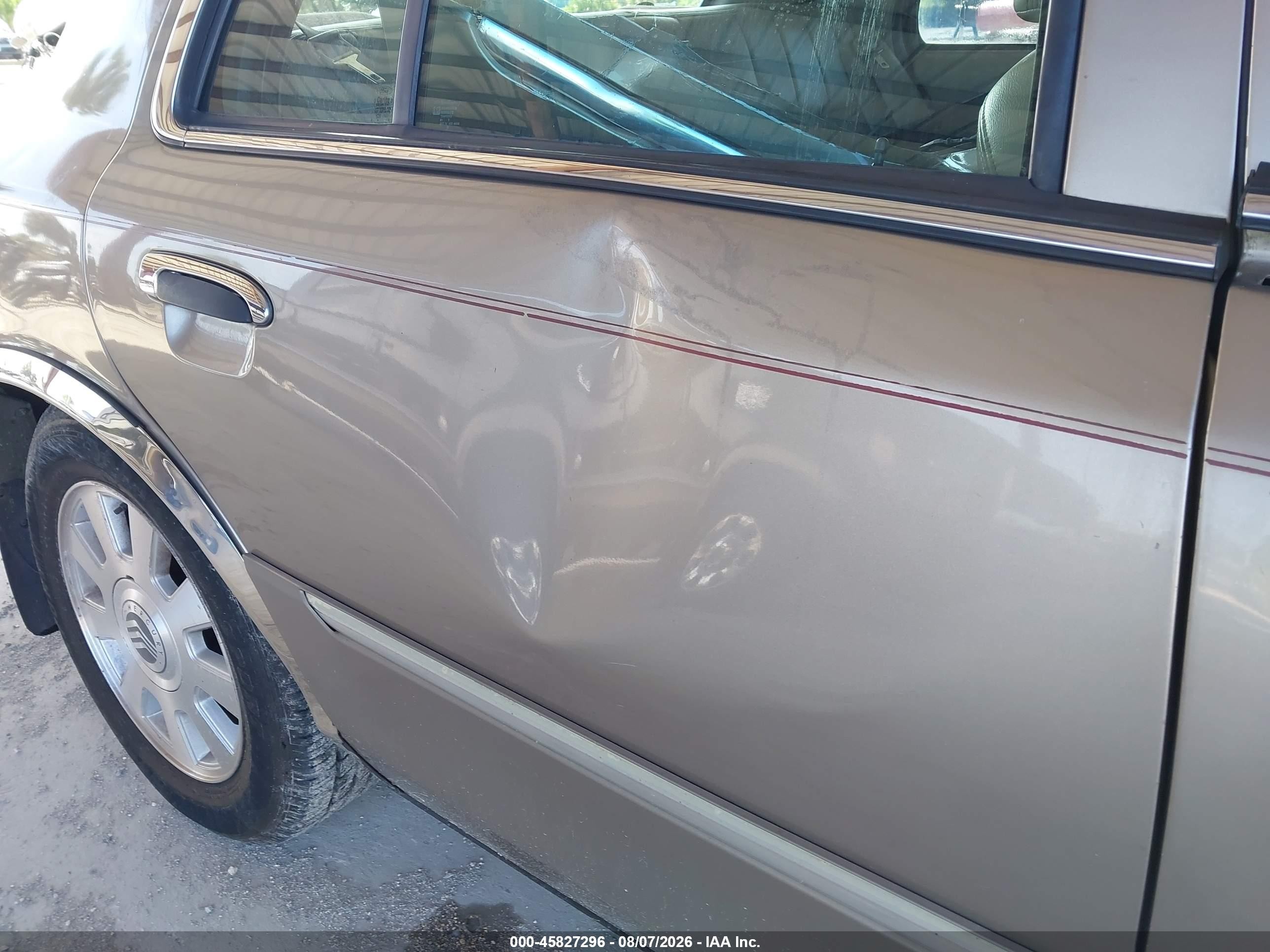2003 Mercury Grand Marquis Ls Tan vin: 2MEFM75WX3X694222