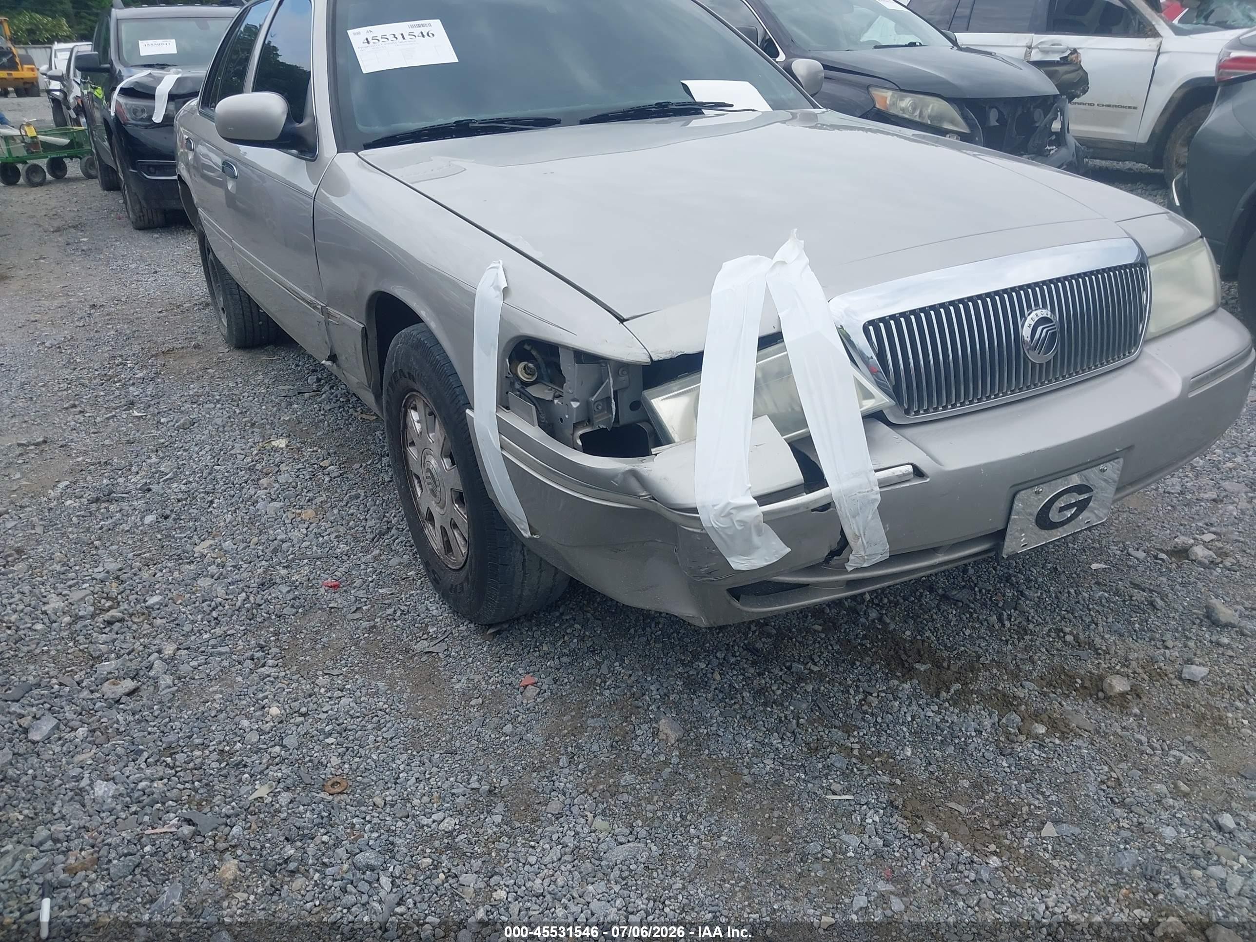 2004 Mercury Grand Marquis Ls Silver vin: 2MEFM75WX4X652926