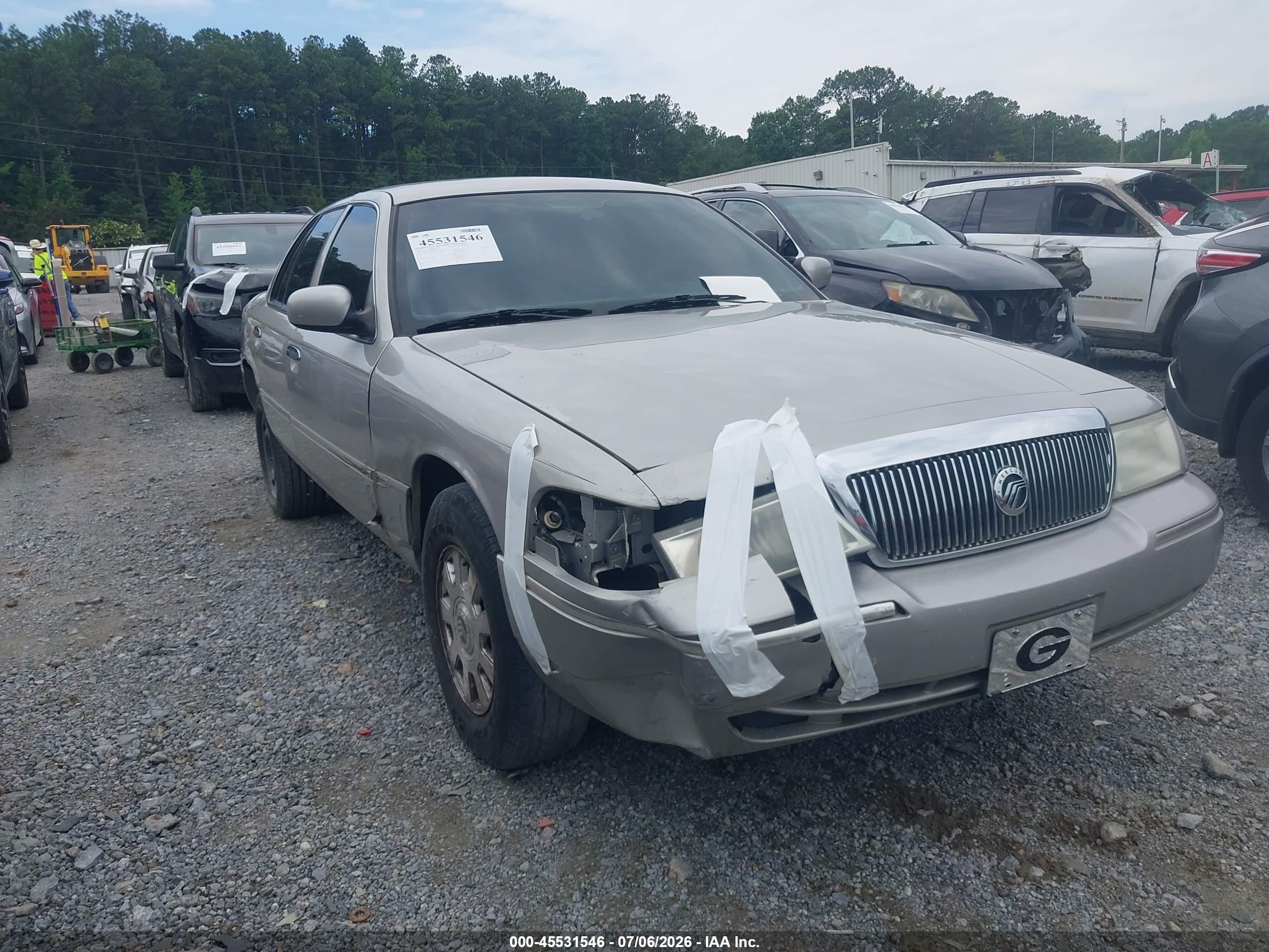 2004 Mercury Grand Marquis Ls Silver vin: 2MEFM75WX4X652926