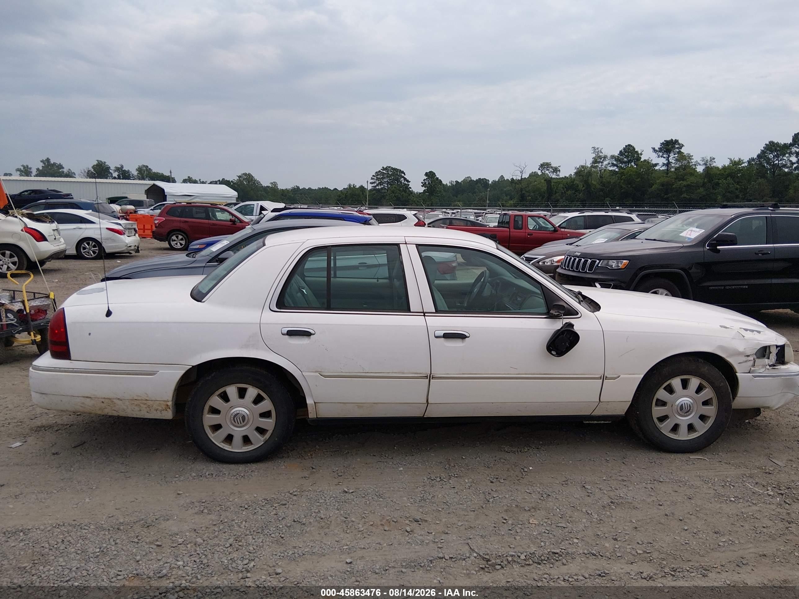 2005 Mercury Grand Marquis Ls/lse White vin: 2MEFM75WX5X630538