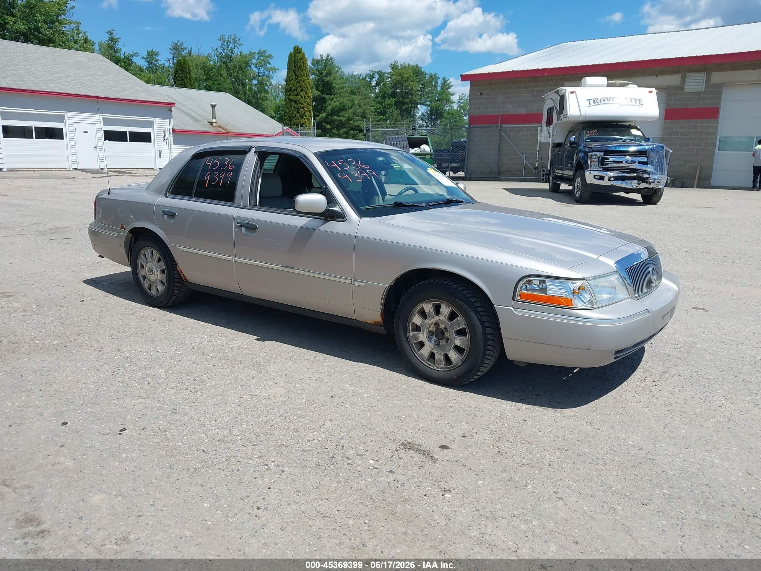 2005 Mercury Grand Marquis Ls/lse Silver vin: 2MEFM75WX5X660879