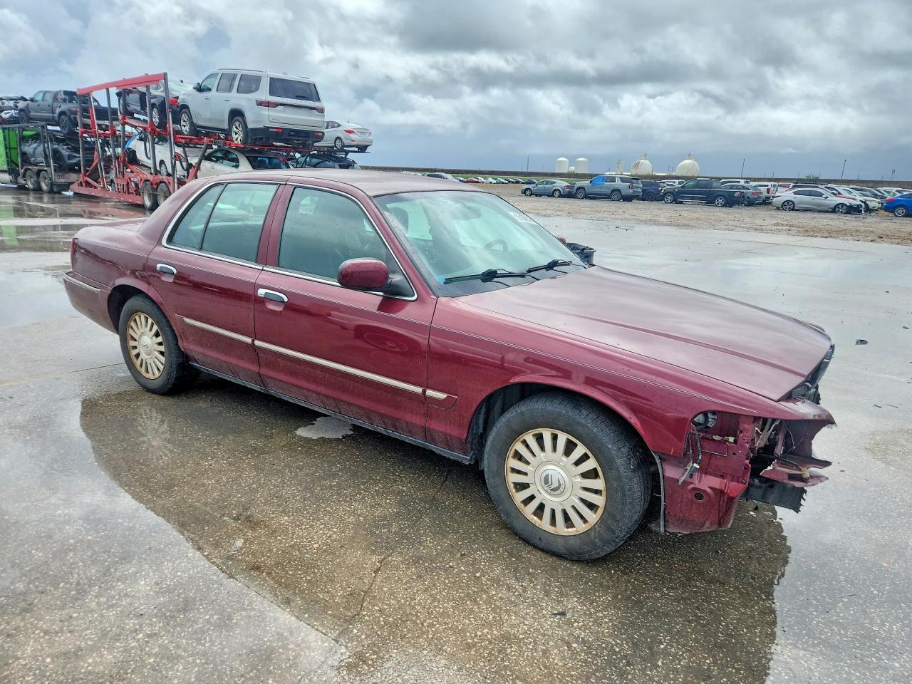 2006 Mercury Grand Marquis Ls Burgundy vin: 2MEFM75WX6X640584