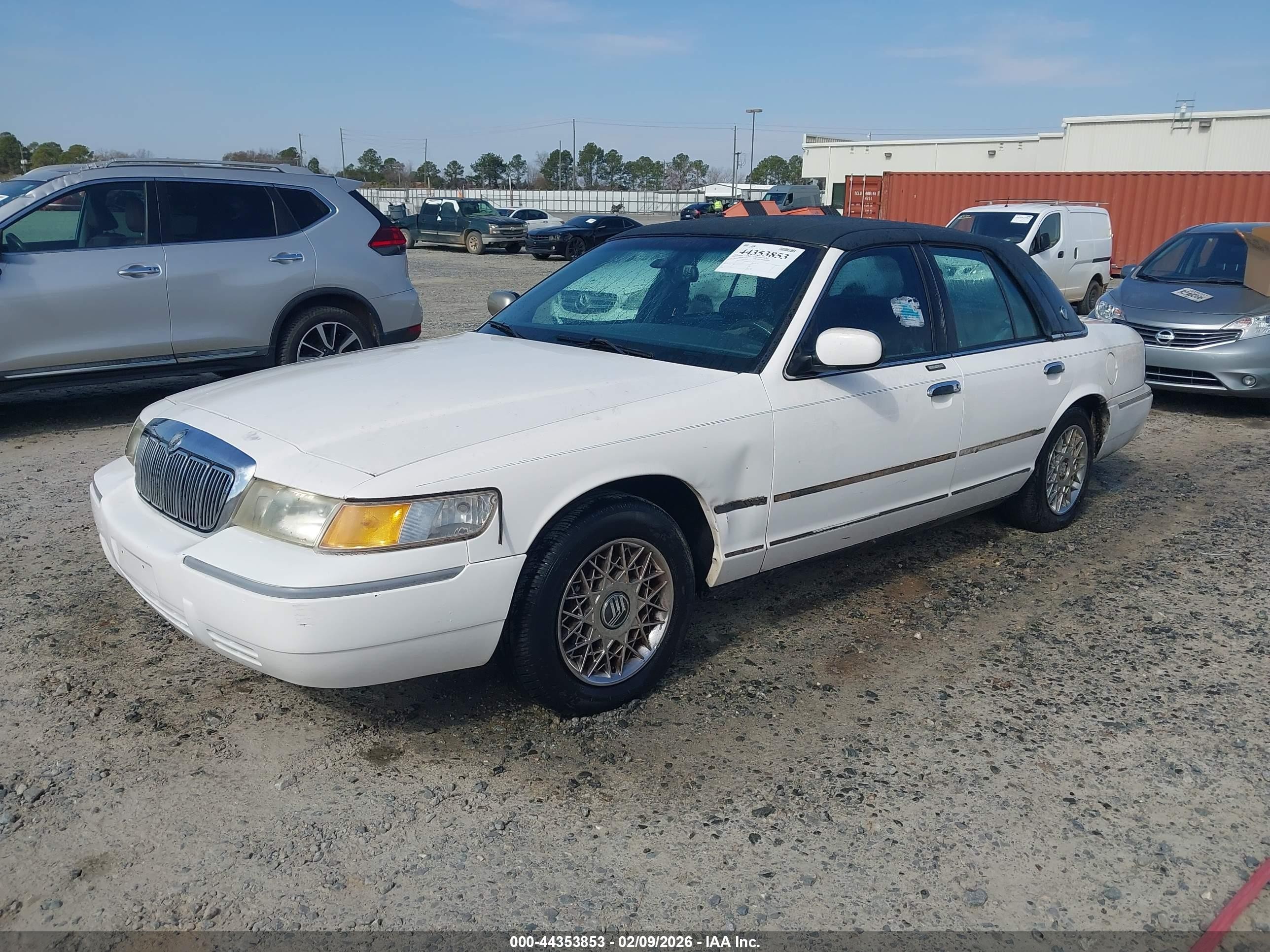 1998 Mercury Grand Marquis   White vin: 2MEFM75WXWX621436