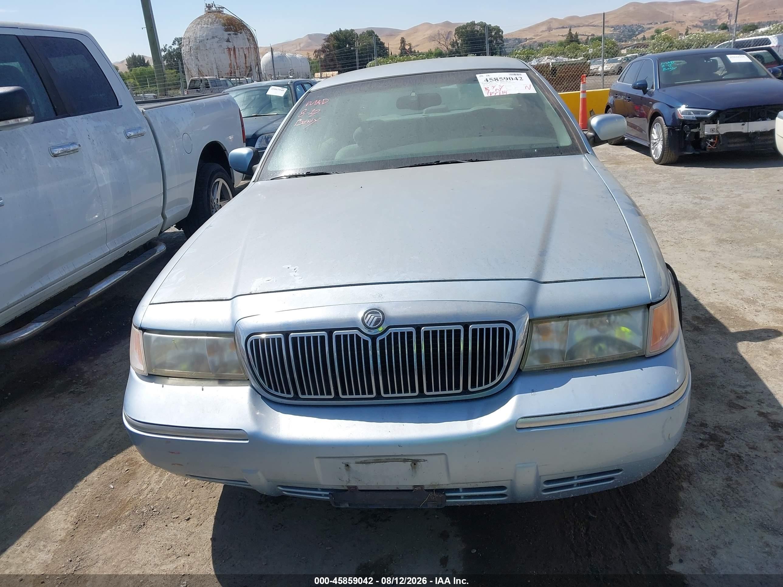 2000 Mercury Grand Marquis Ls Light Blue vin: 2MEFM75WXYX671689