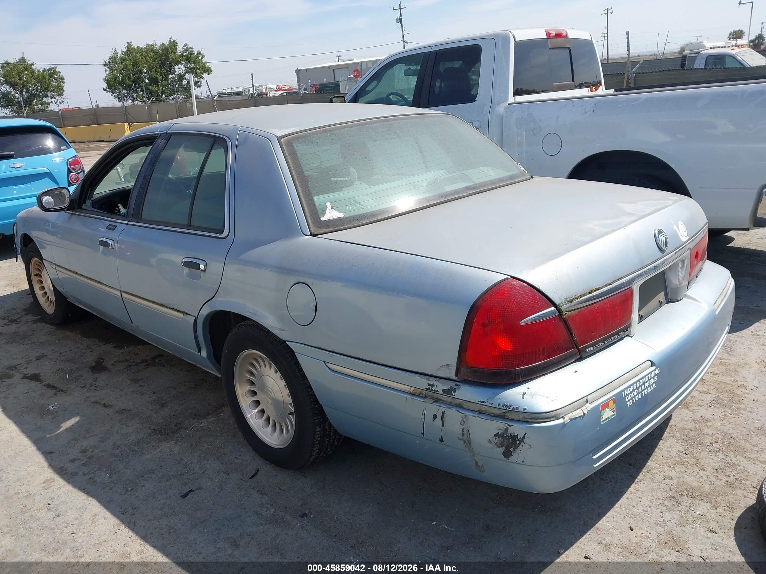 2000 Mercury Grand Marquis Ls Light Blue vin: 2MEFM75WXYX671689