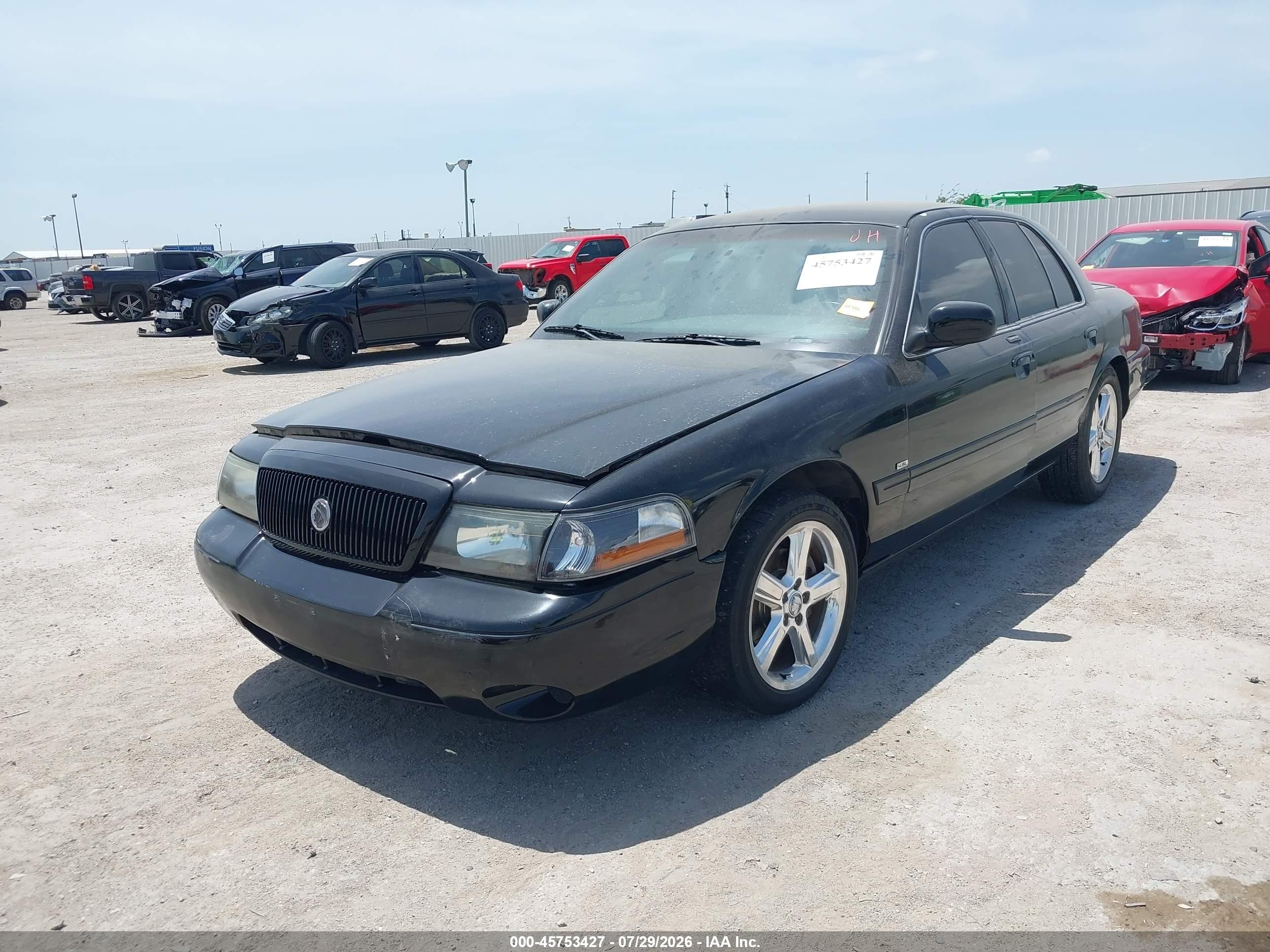 2003 Mercury Marauder   Black vin: 2MEHM75V03X632201