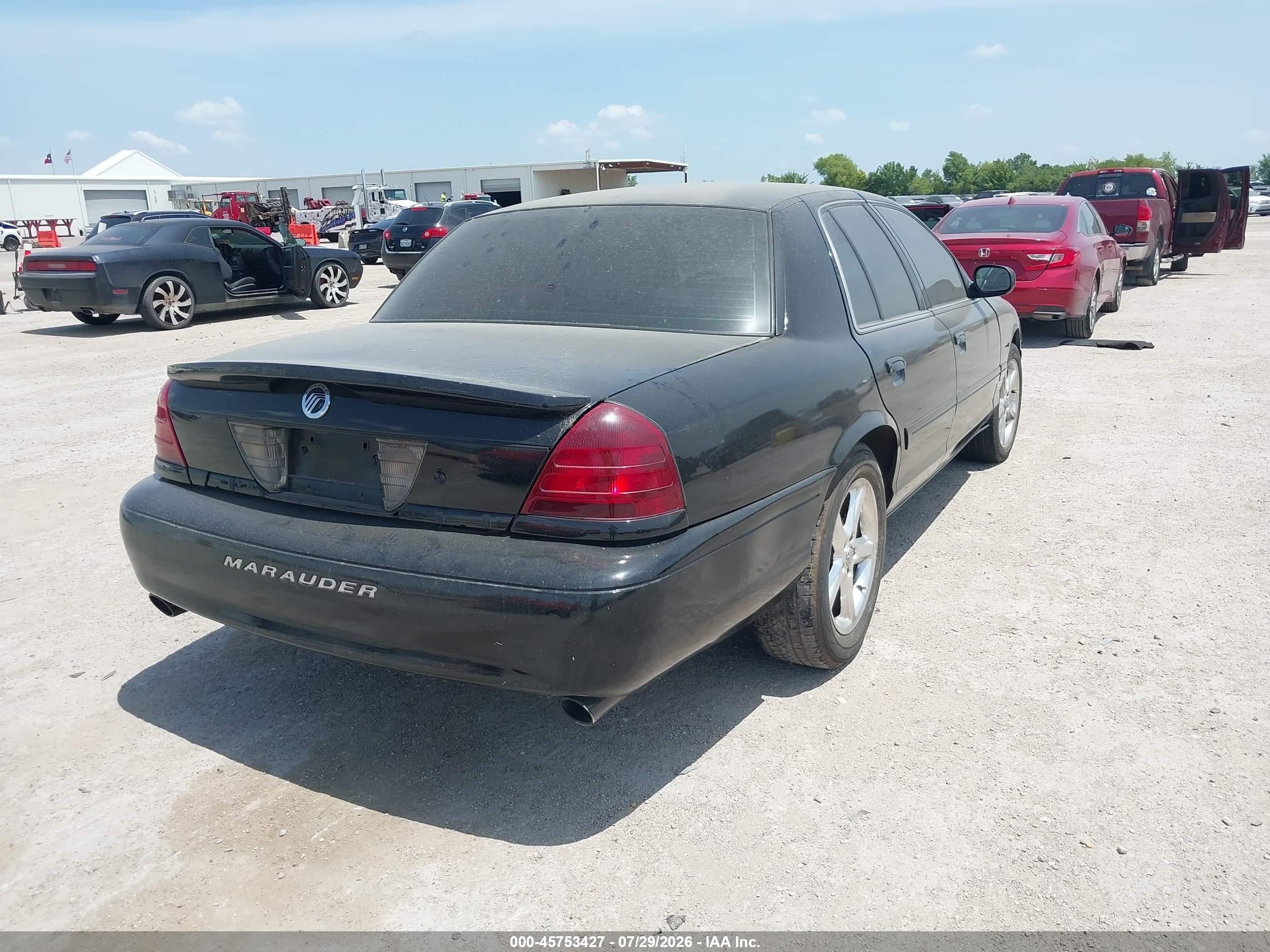 2003 Mercury Marauder   Black vin: 2MEHM75V03X632201