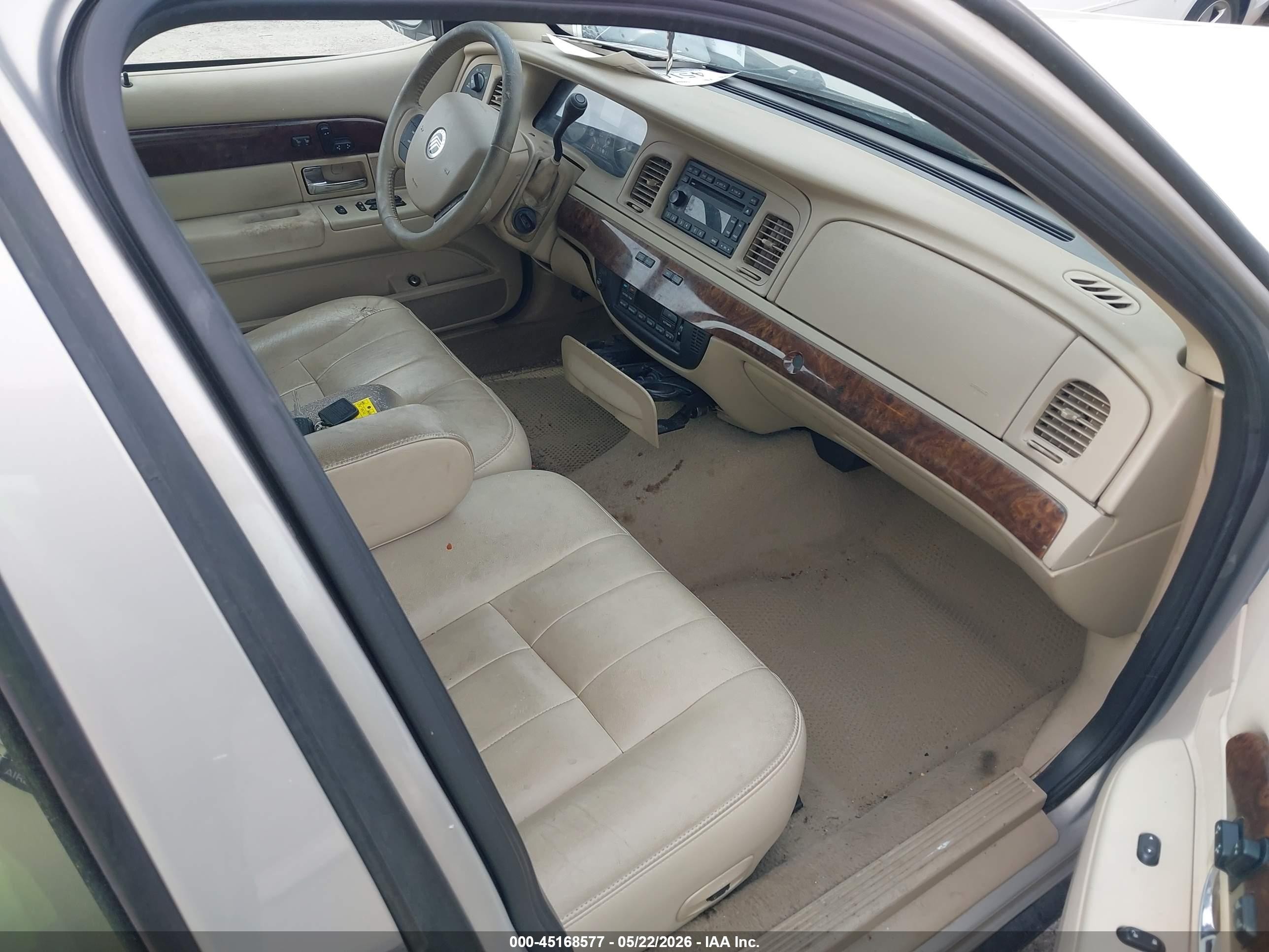 2007 Mercury Grand Marquis Ls Champagne vin: 2MEHM75V07X636609
