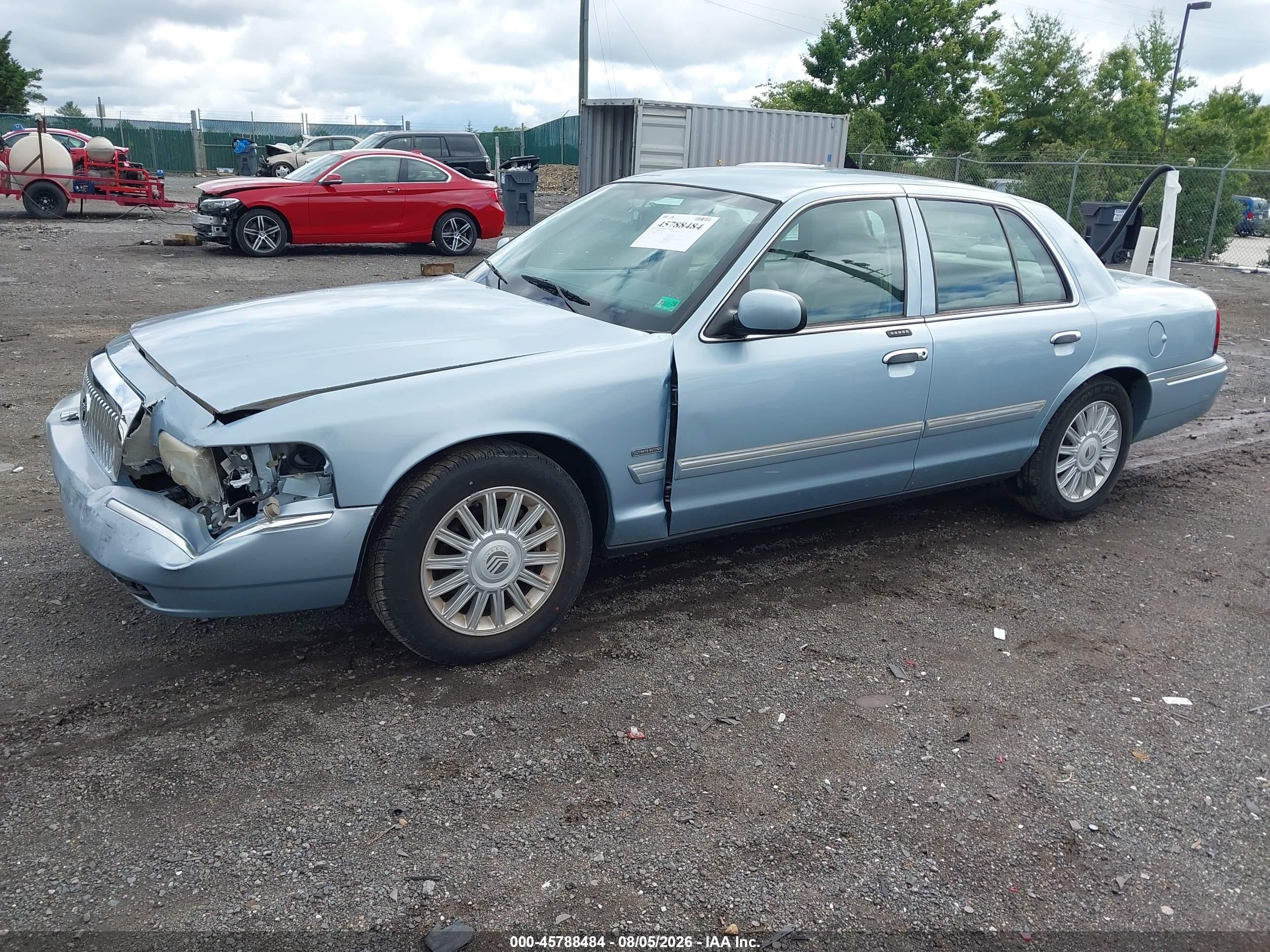 2009 Mercury Grand Marquis Ls (fleet Only) Blue vin: 2MEHM75V09X623202