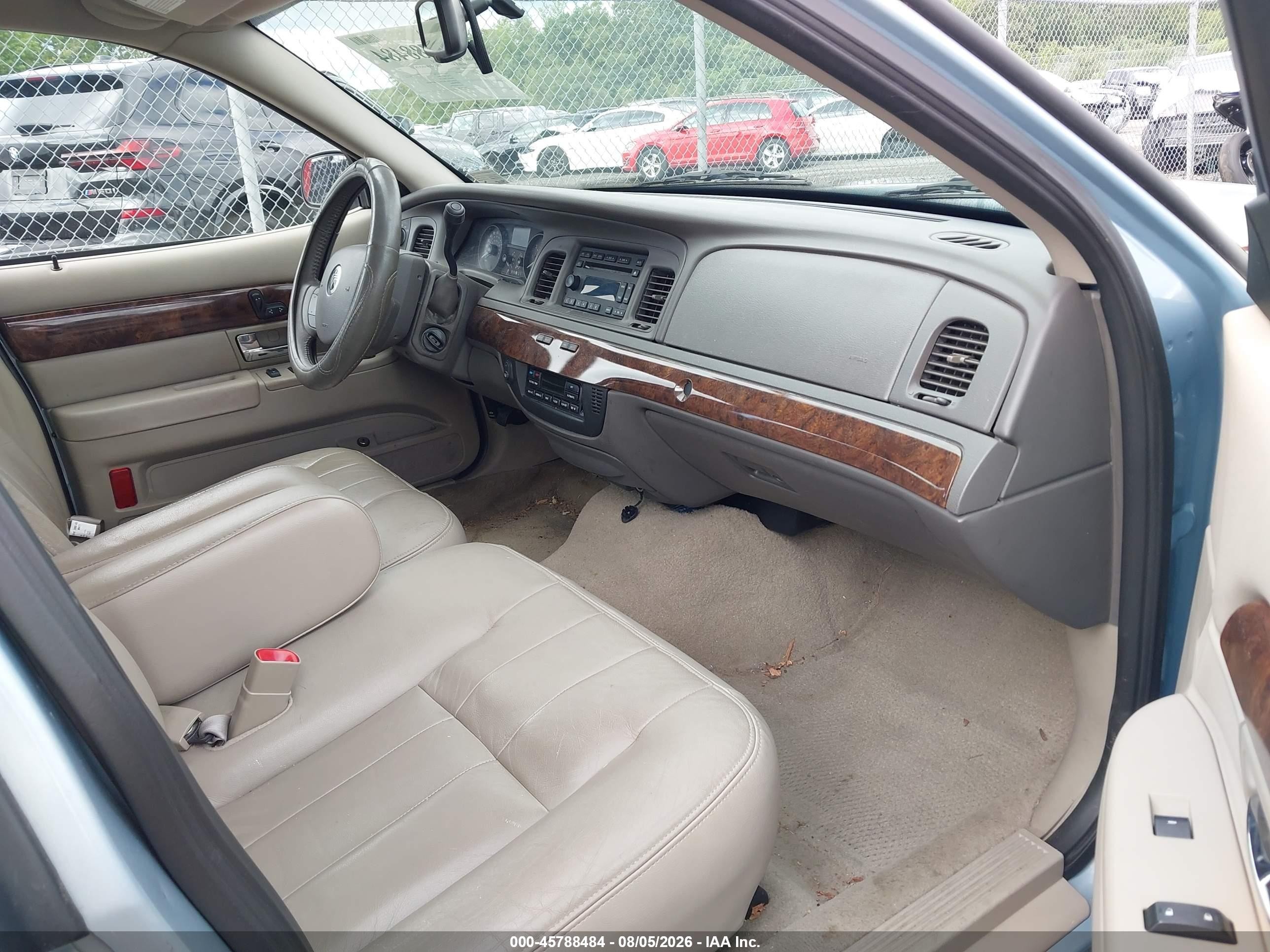 2009 Mercury Grand Marquis Ls (fleet Only) Blue vin: 2MEHM75V09X623202