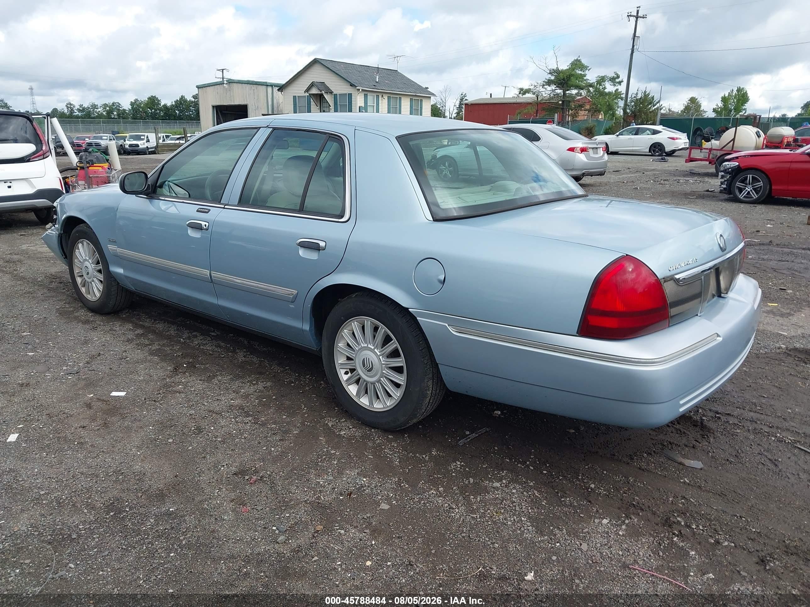2009 Mercury Grand Marquis Ls (fleet Only) Blue vin: 2MEHM75V09X623202